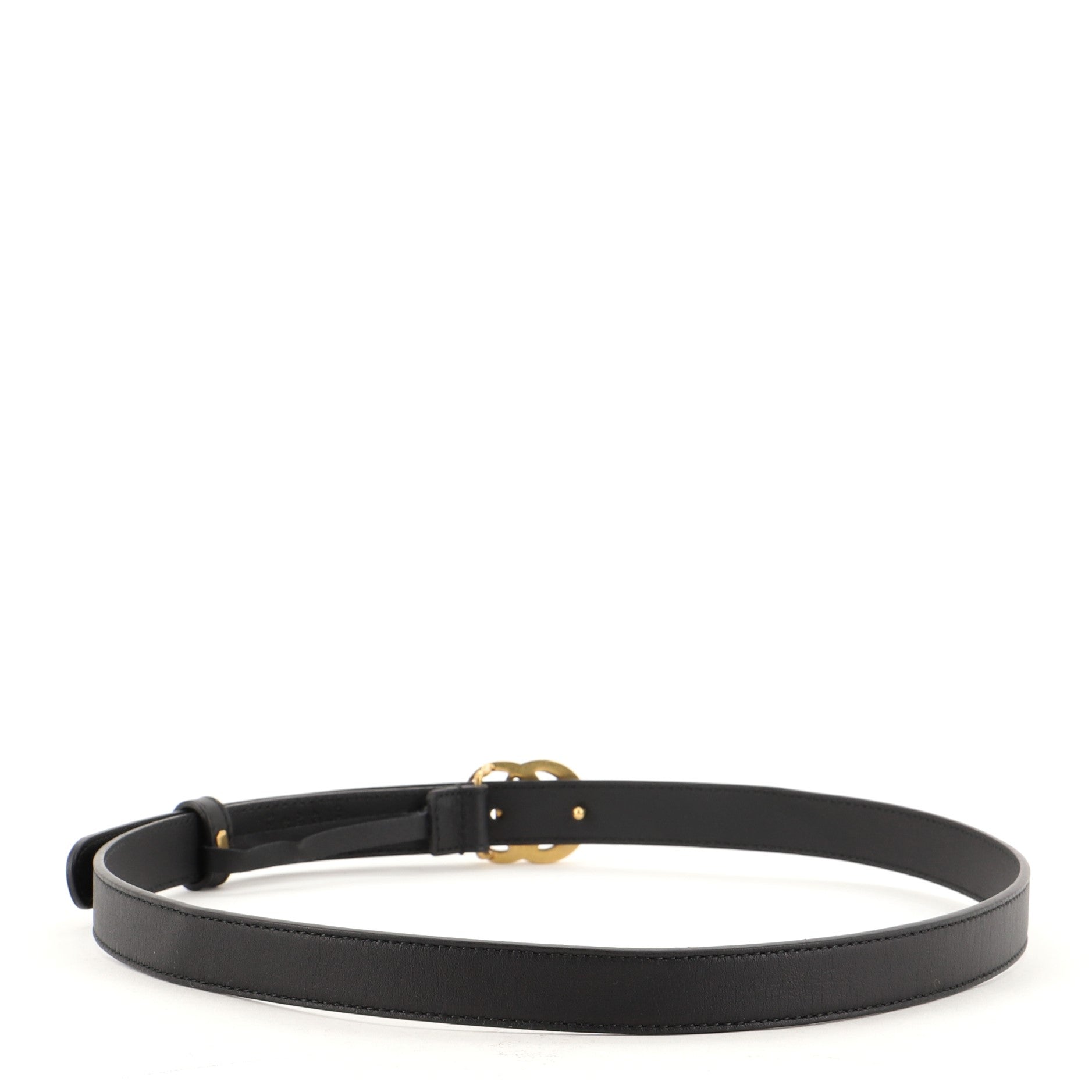 GG Marmont Belt Leather Thin 80