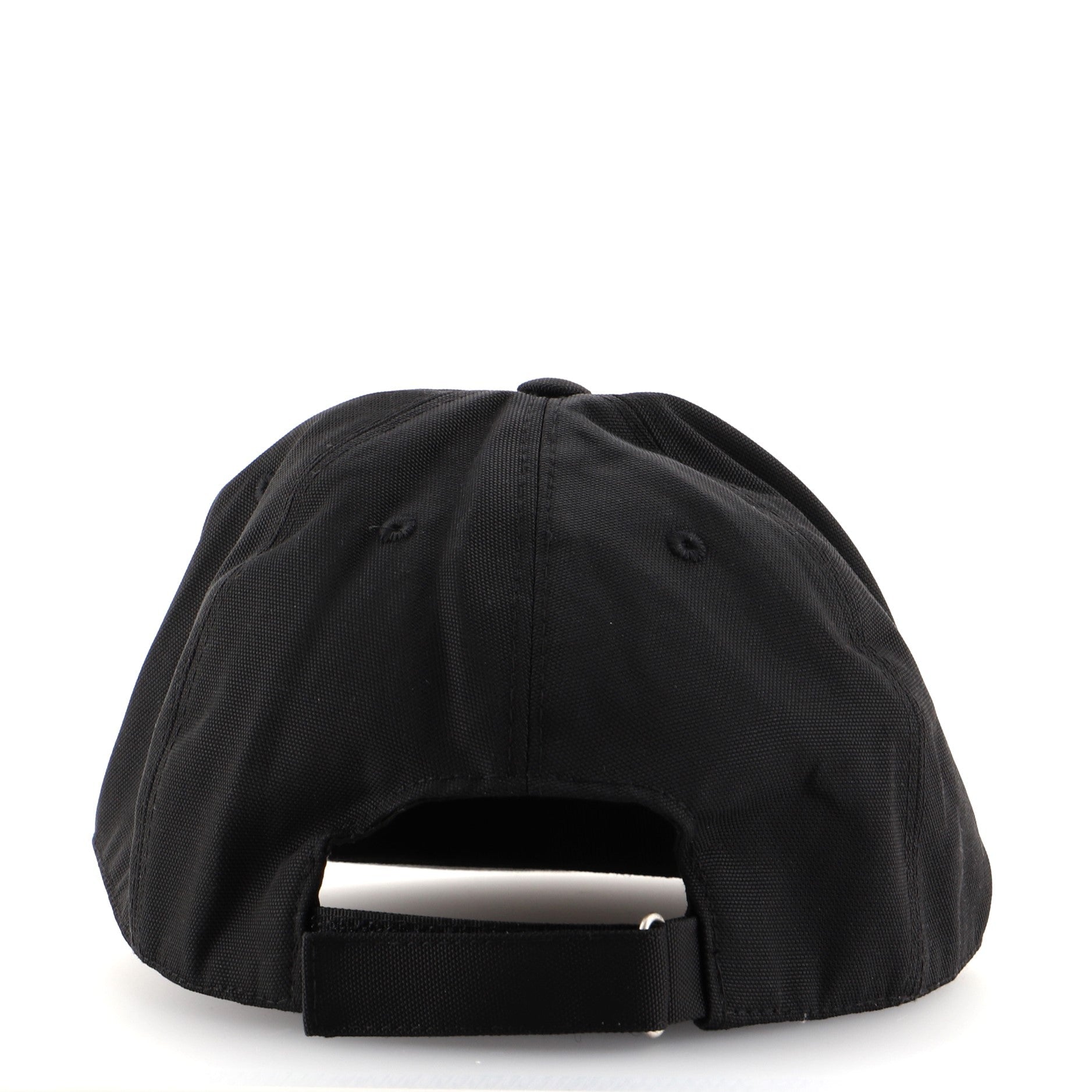 Logo Baseball Cap Embroidered Canvas Large