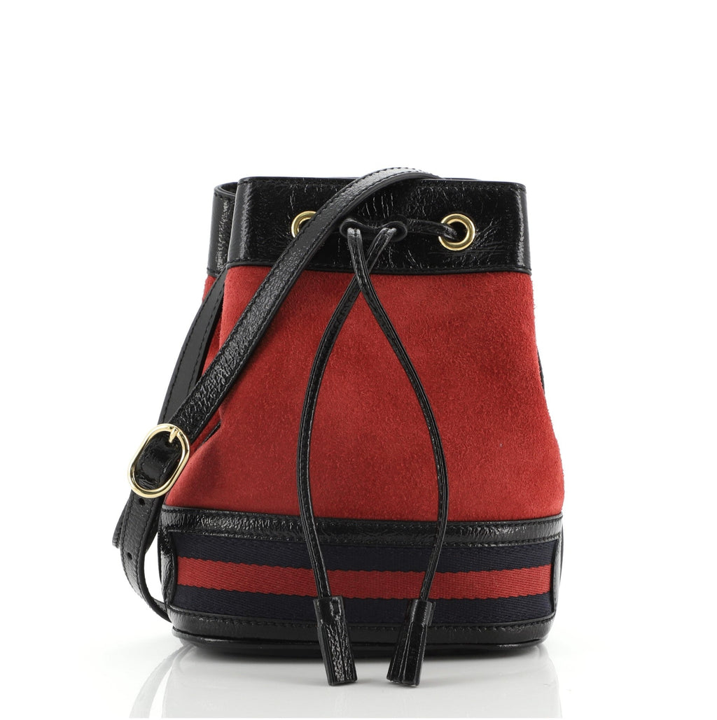 Ophidia Bucket Bag Suede Mini