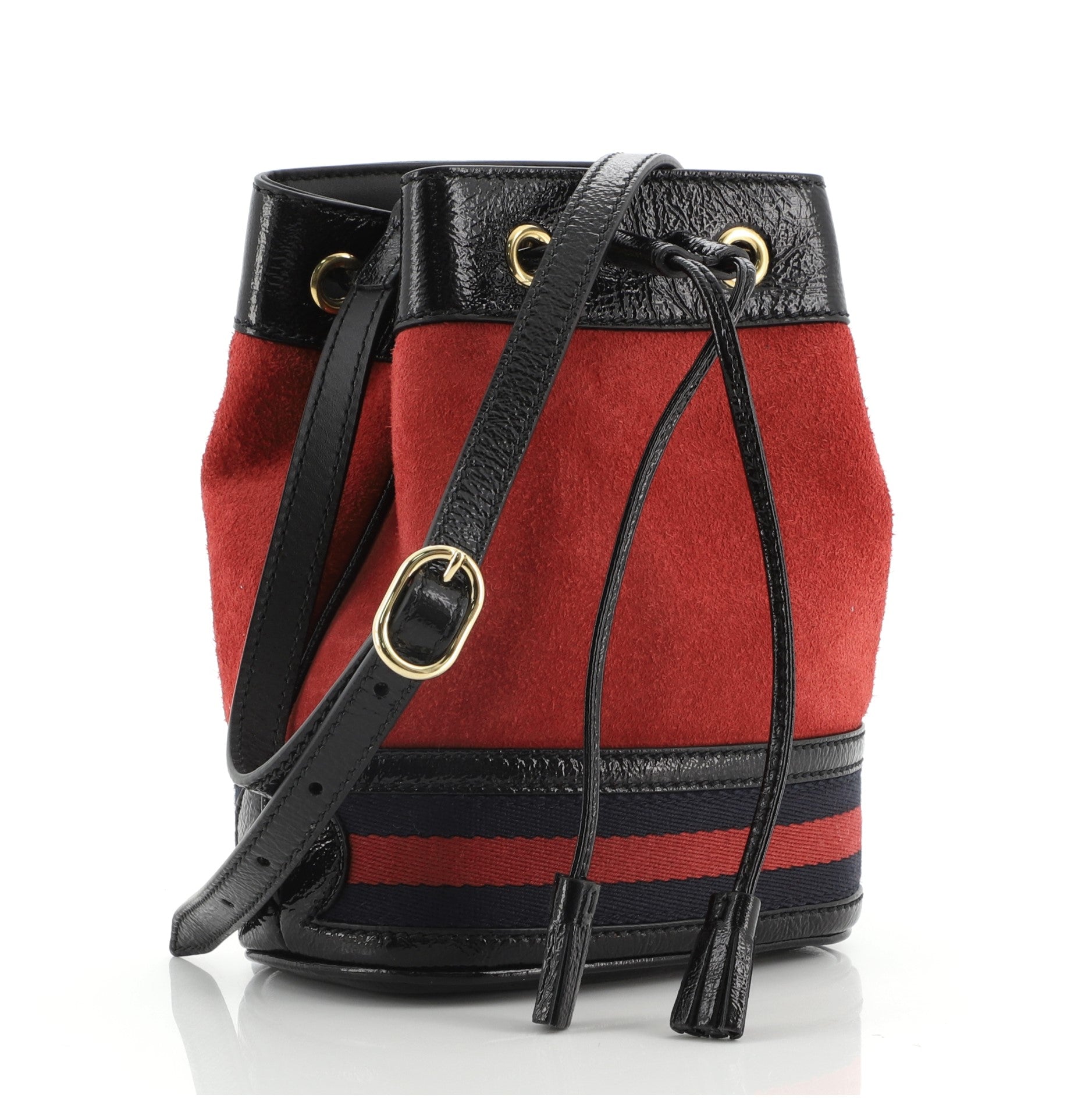 Ophidia Bucket Bag Suede Mini