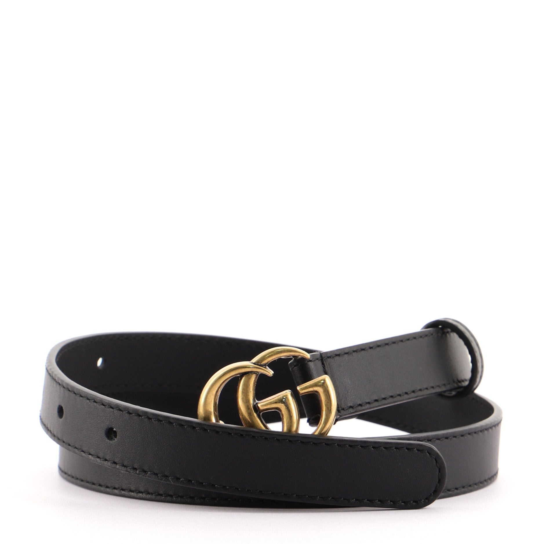 GG Marmont Belt Leather Thin 75