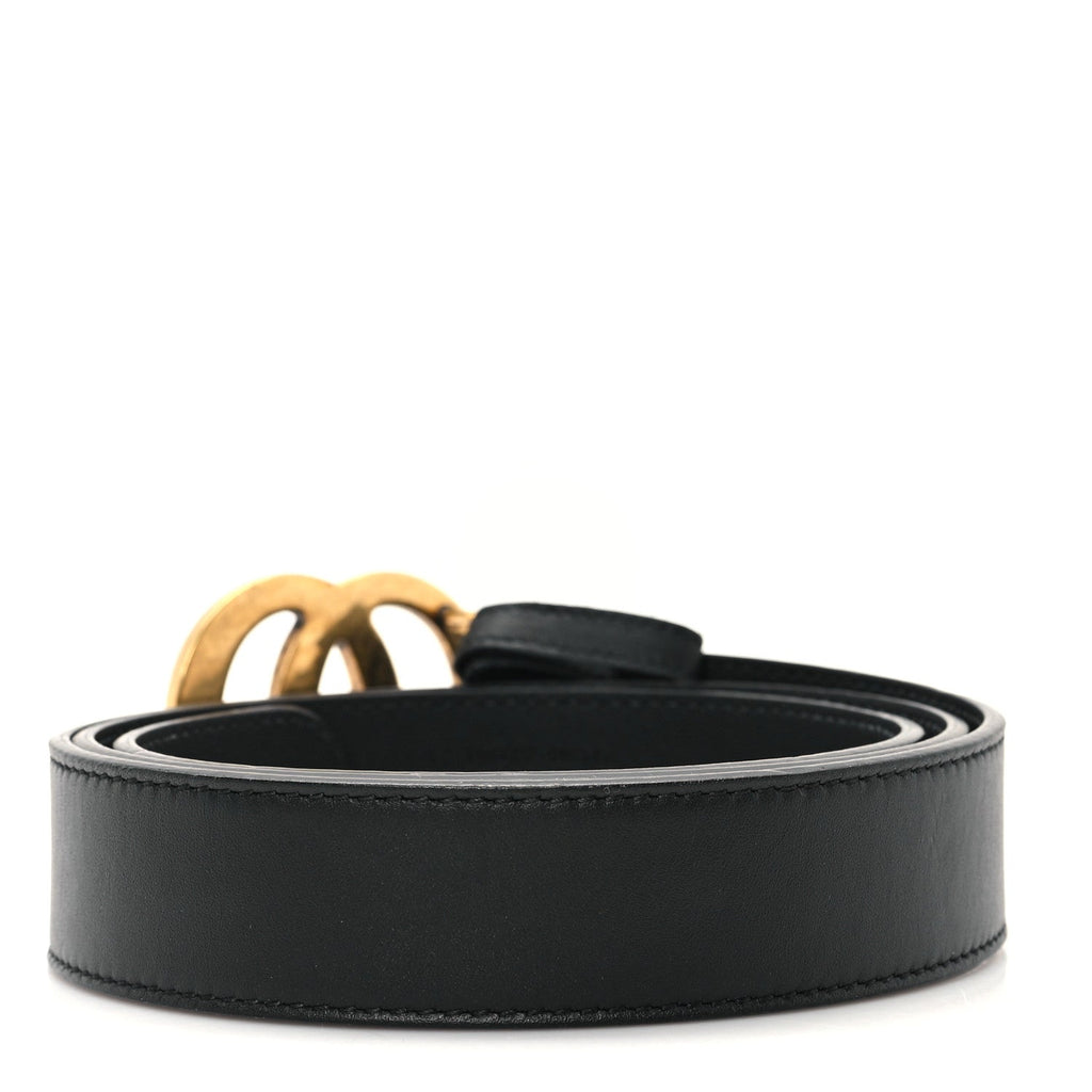 Calfskin Double G 40mm Belt 95 38 Black