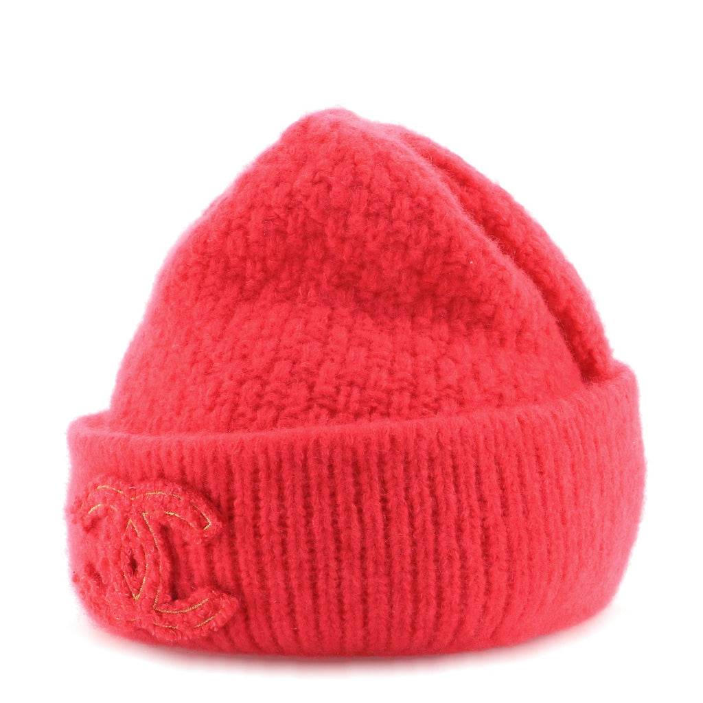 CC Patch Beanie Knit Cashmere with Silk XS