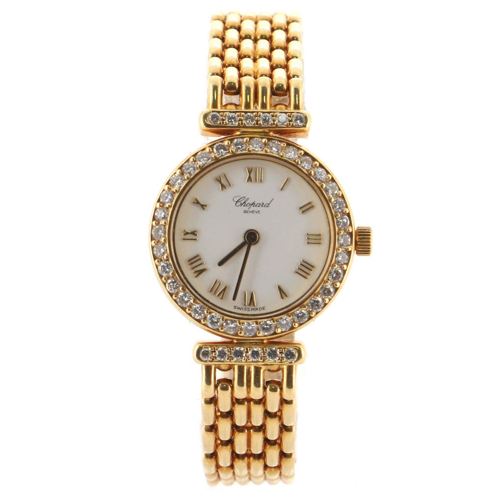 Classique Quartz Watch Yellow Gold with Diamond Bezel 20