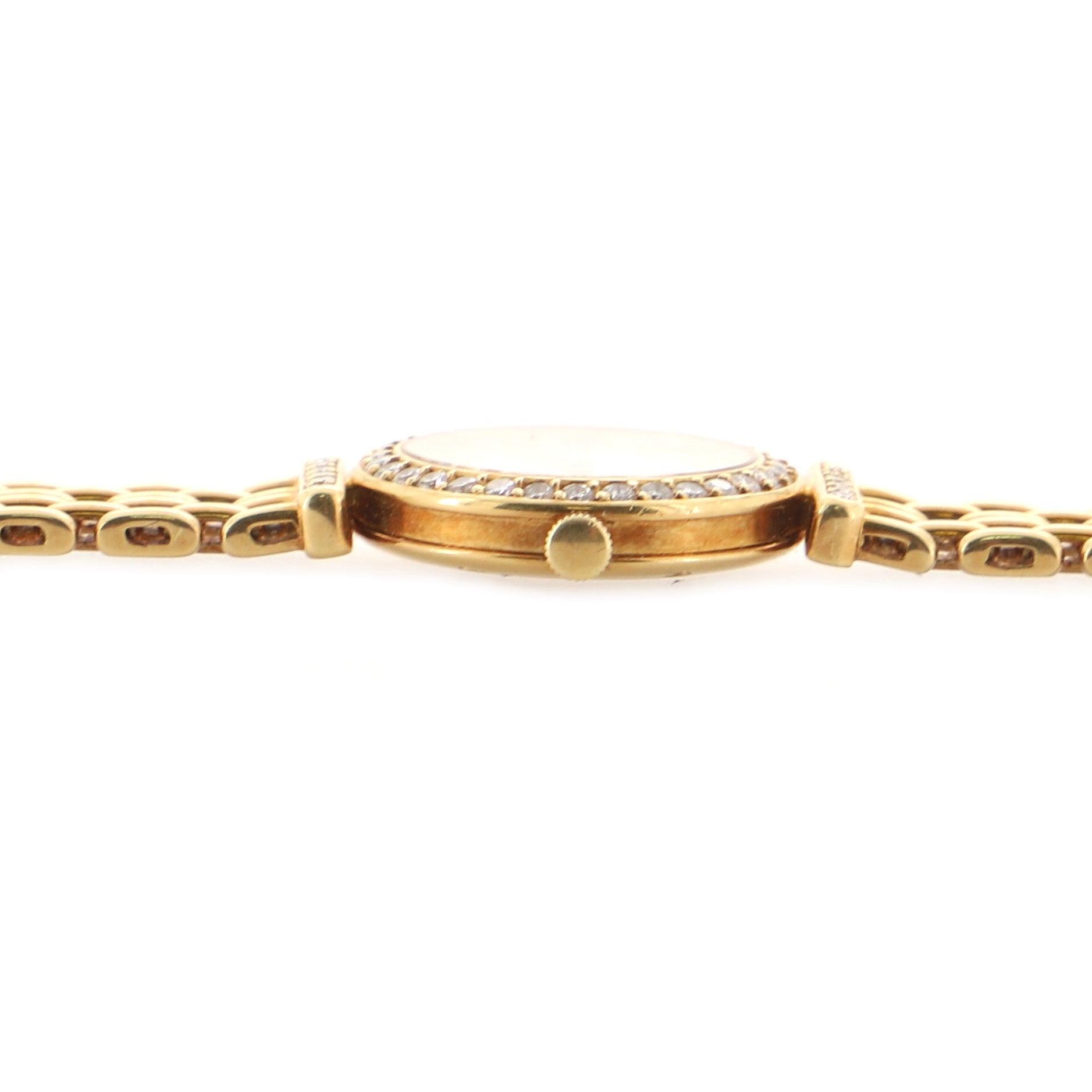 Classique Quartz Watch Yellow Gold with Diamond Bezel 20