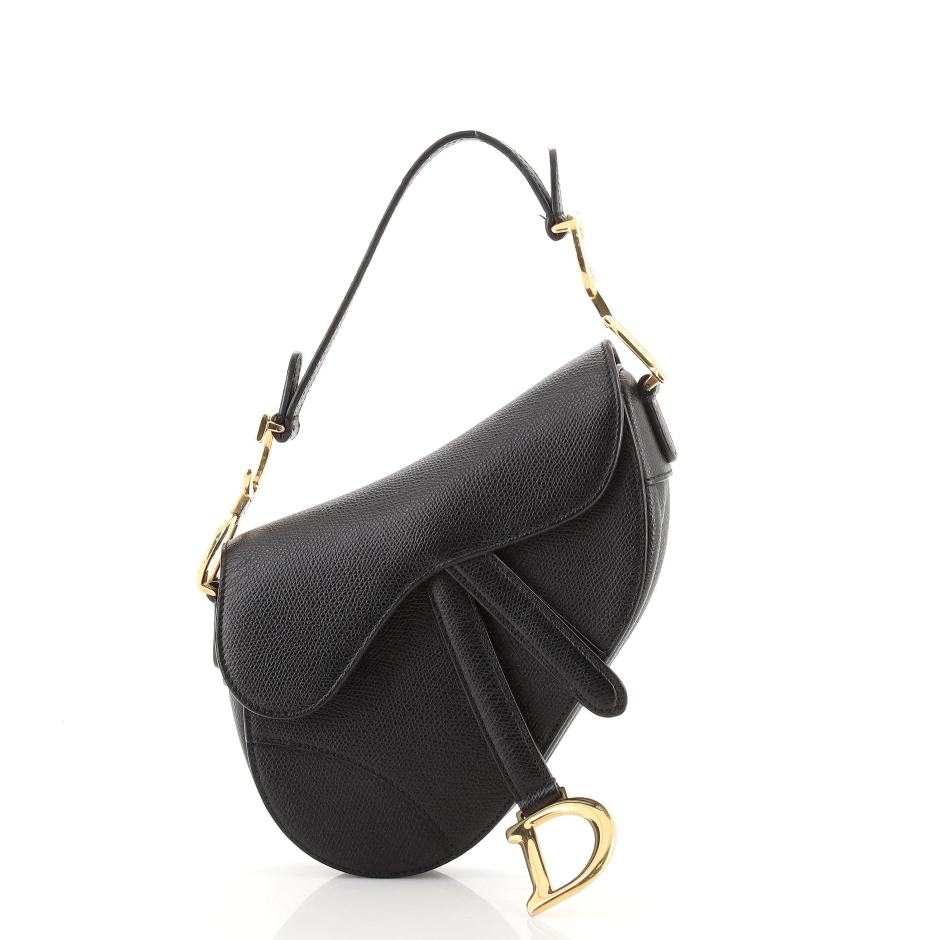 Saddle Handbag Leather Mini