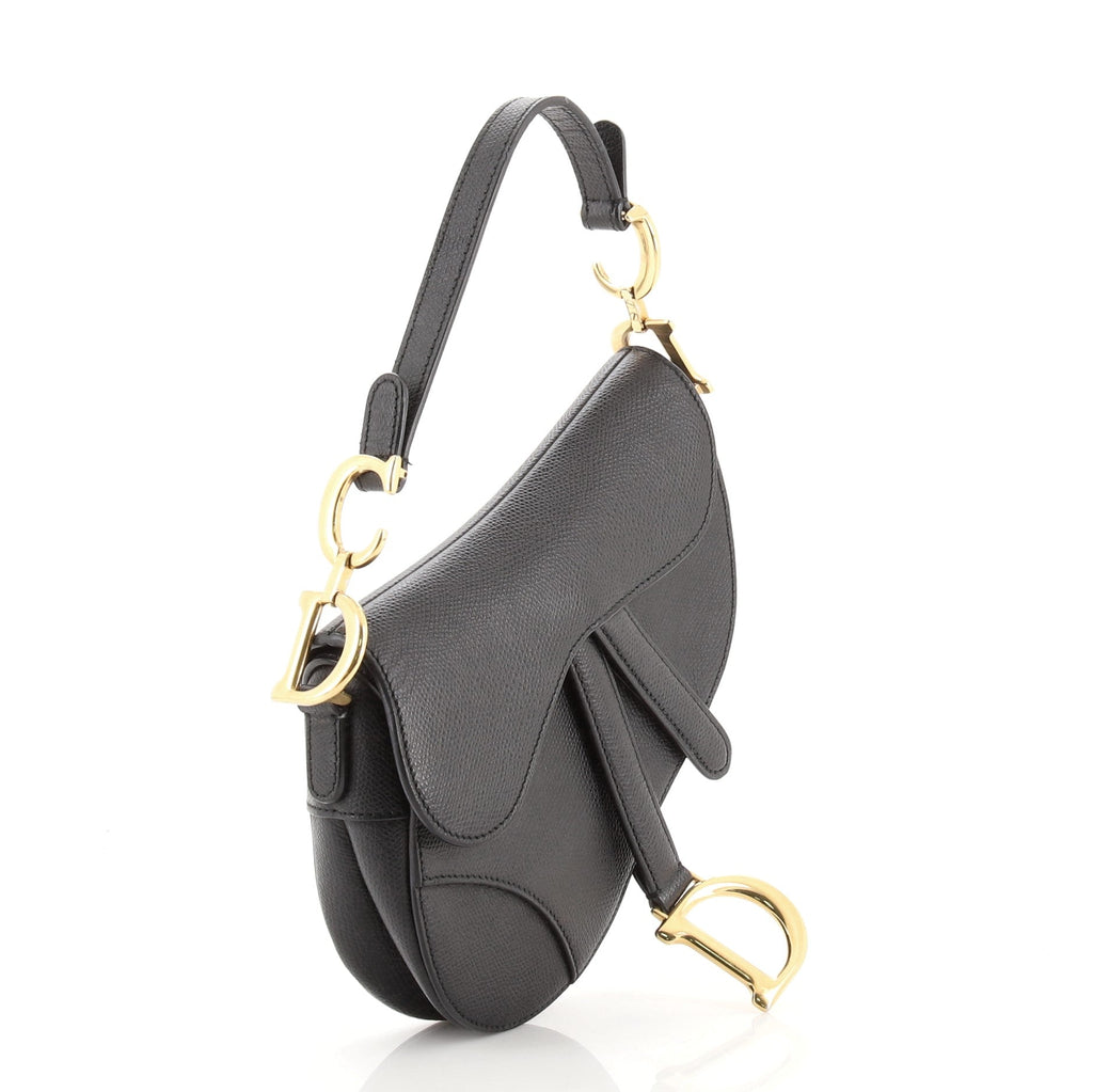 Saddle Handbag Leather Mini