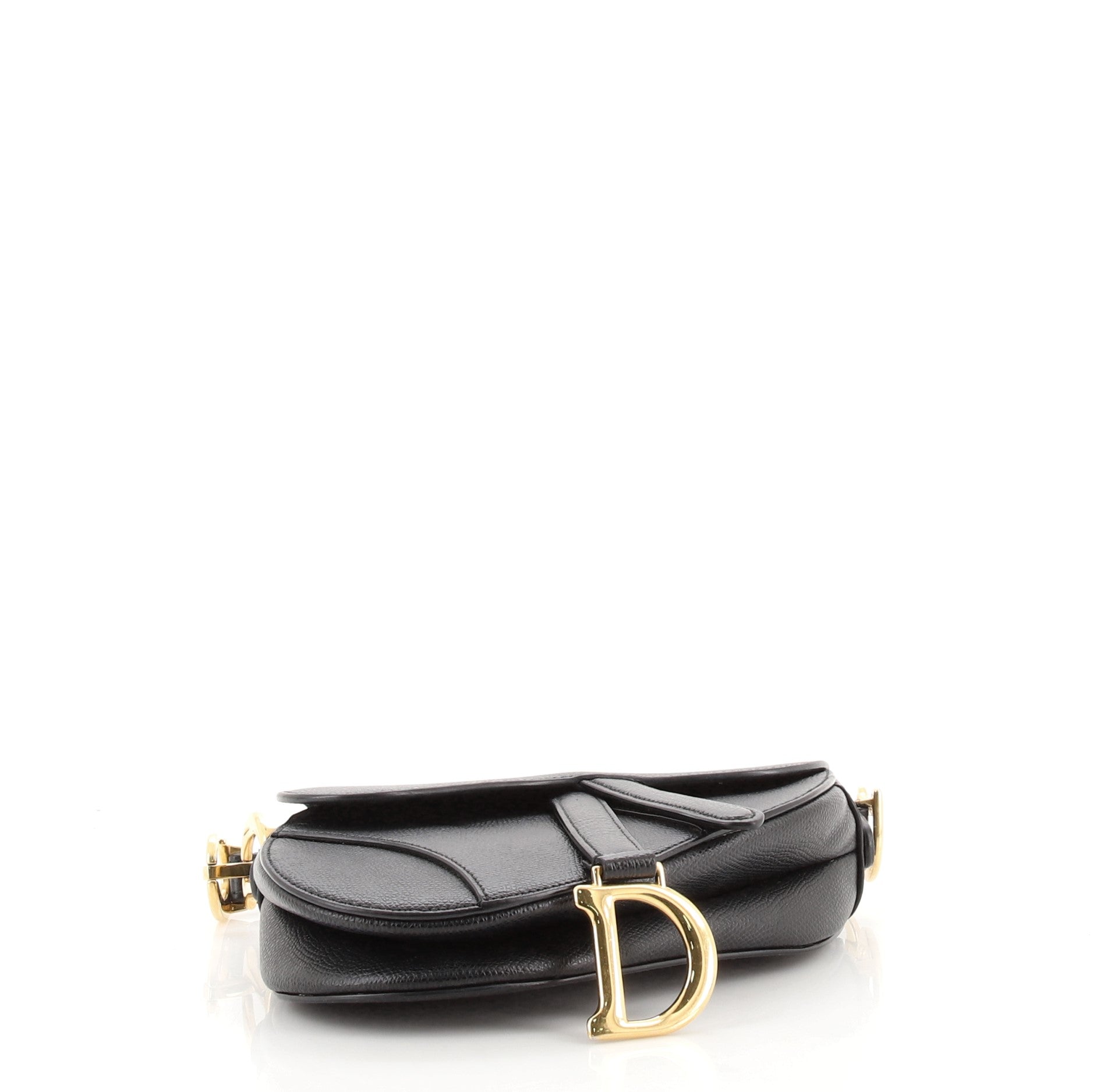 Saddle Handbag Leather Mini