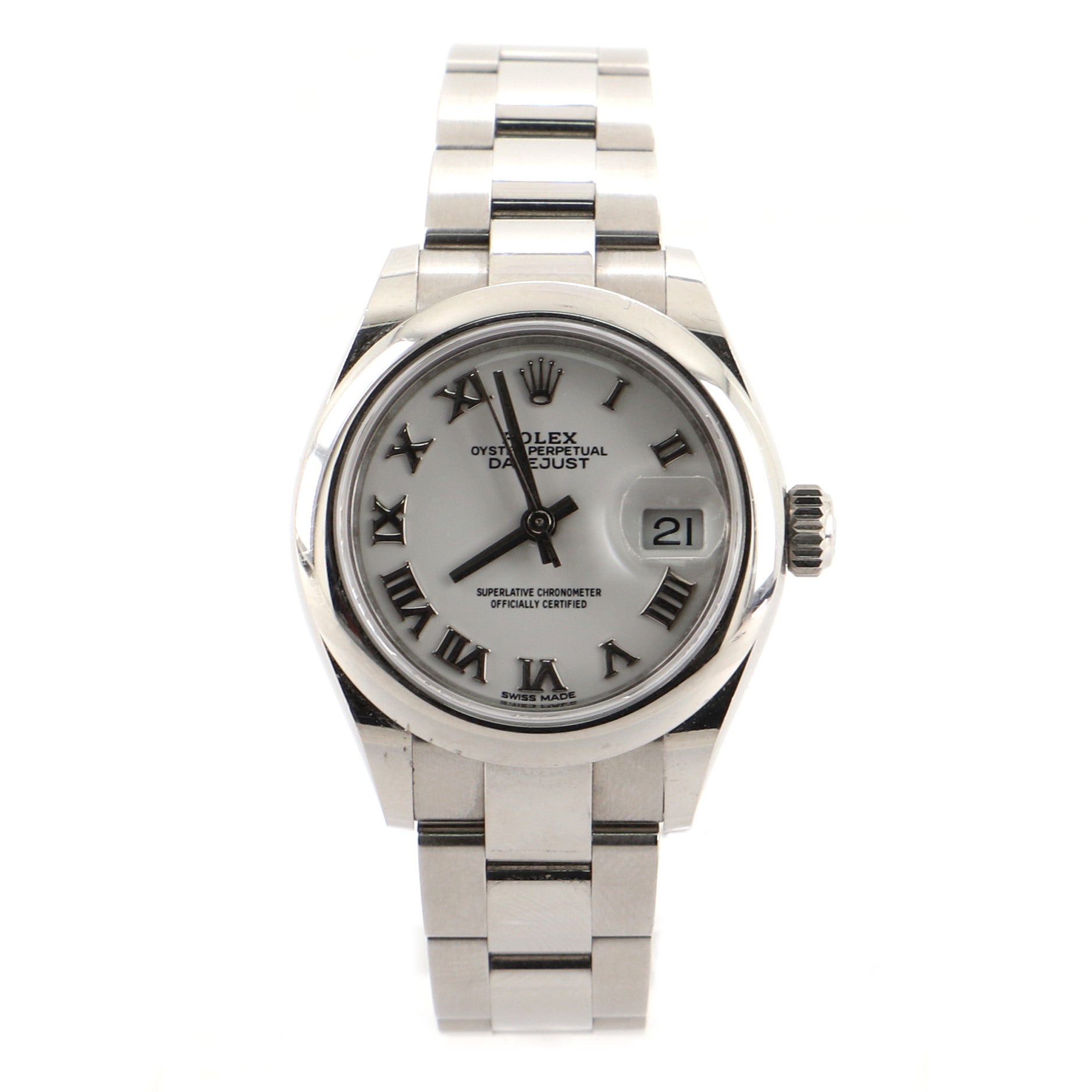 Oyster Perpetual Datejust Automatic Watch Stainless Steel 28