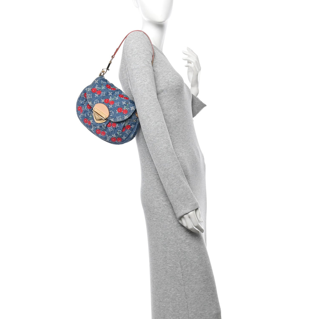 LV X TM Monogram Denim Cerises Sunset