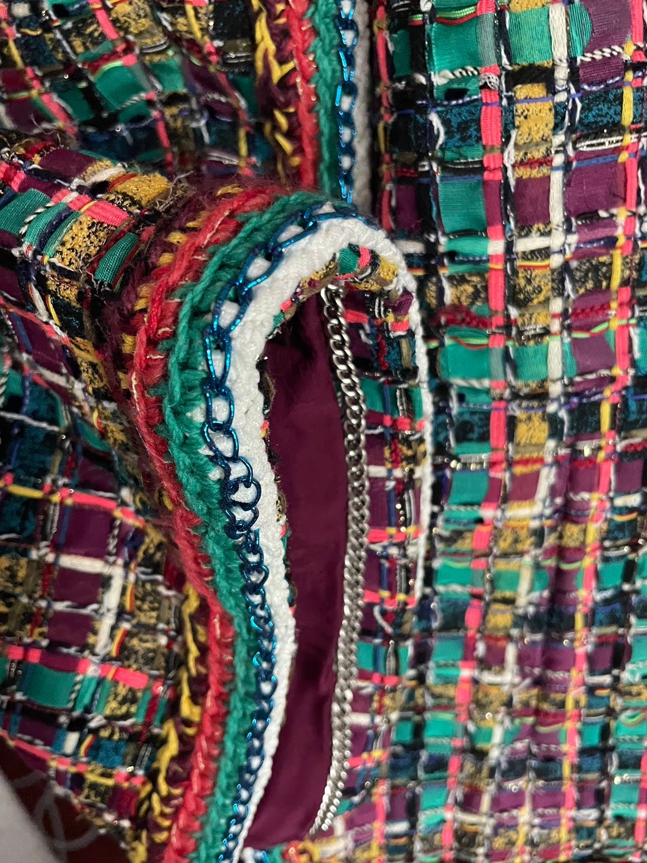 Chanel 2017 Tweed Pattern Evening Jacket  by Karl Lagerfeld