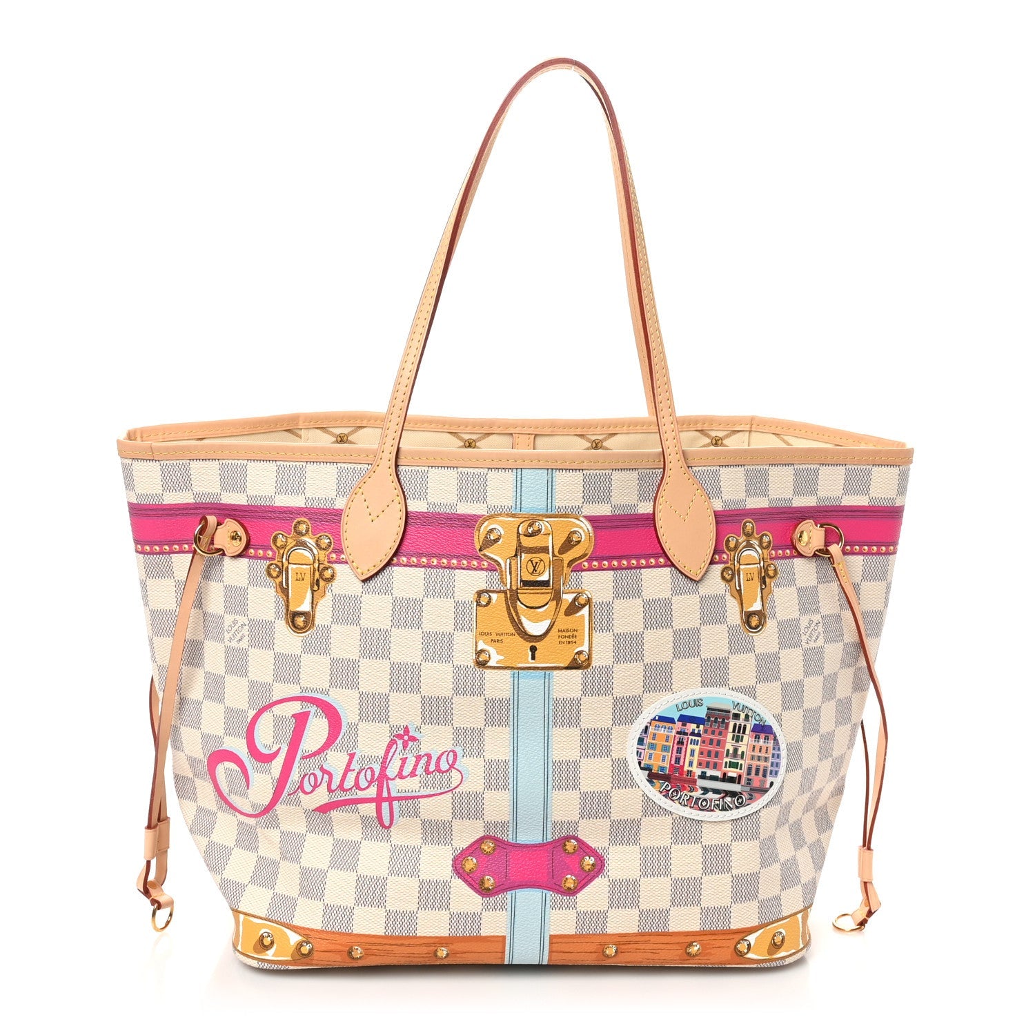Damier Azur Summer Trunks Portofino Neo Neverfull MM
