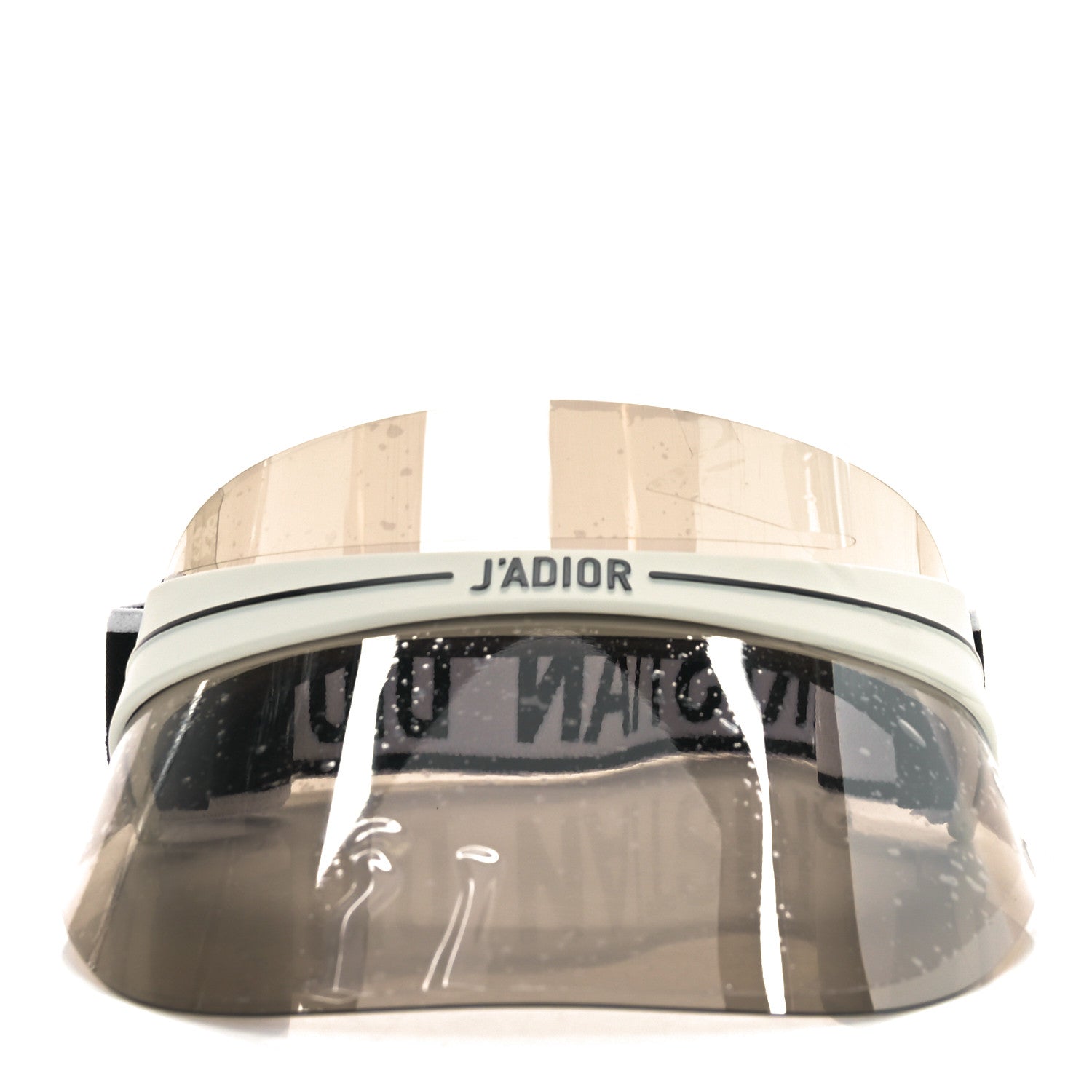Mirrored DiorClub1 Sun Visor Silver