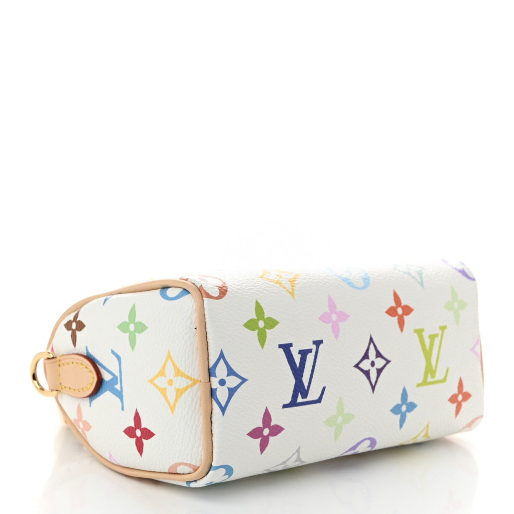 LV X TM Monogram Multicolor Nano Speedy White