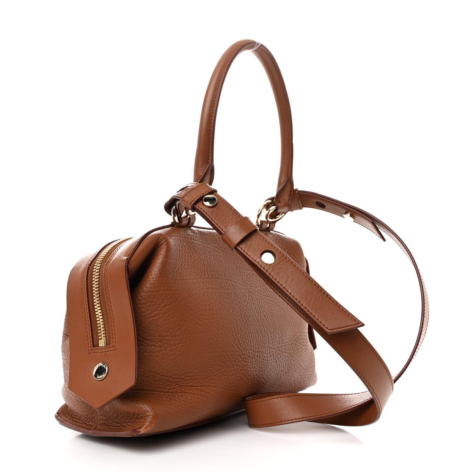 Calfskin Small Sway Cognac