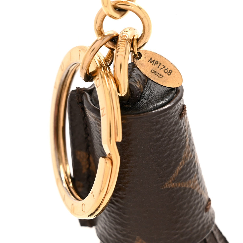Monogram Tassel Bag Charm