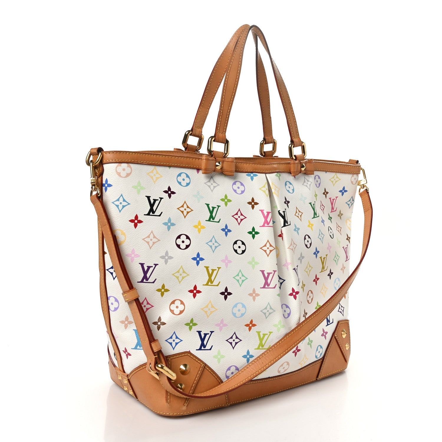 Monogram Multicolor Sharleen GM White