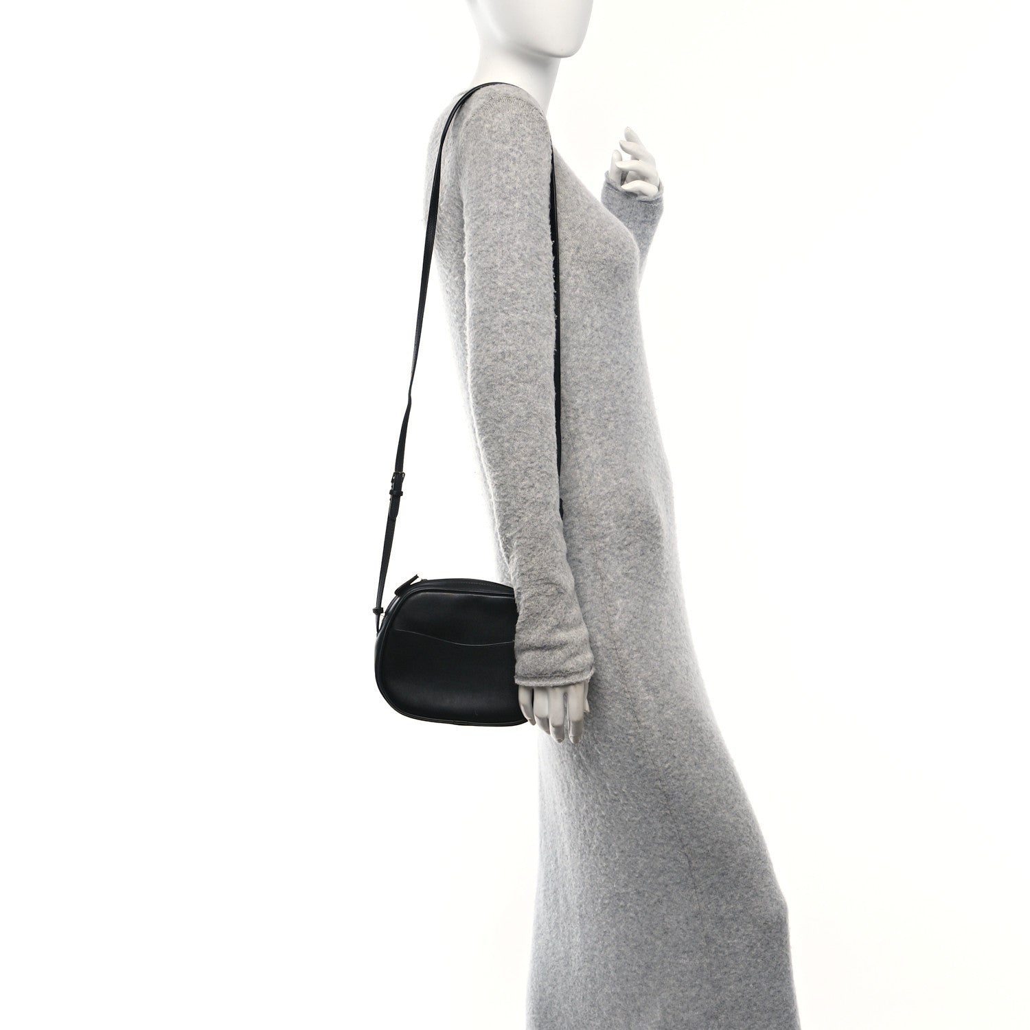 Calfskin Eve Crossbody Bag Black