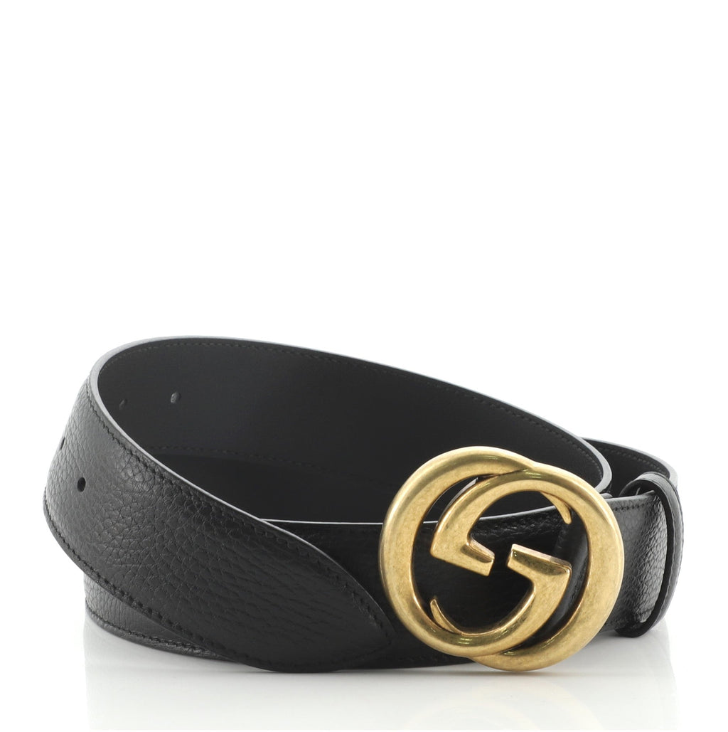 Interlocking G Bet NM Leather Wide 85