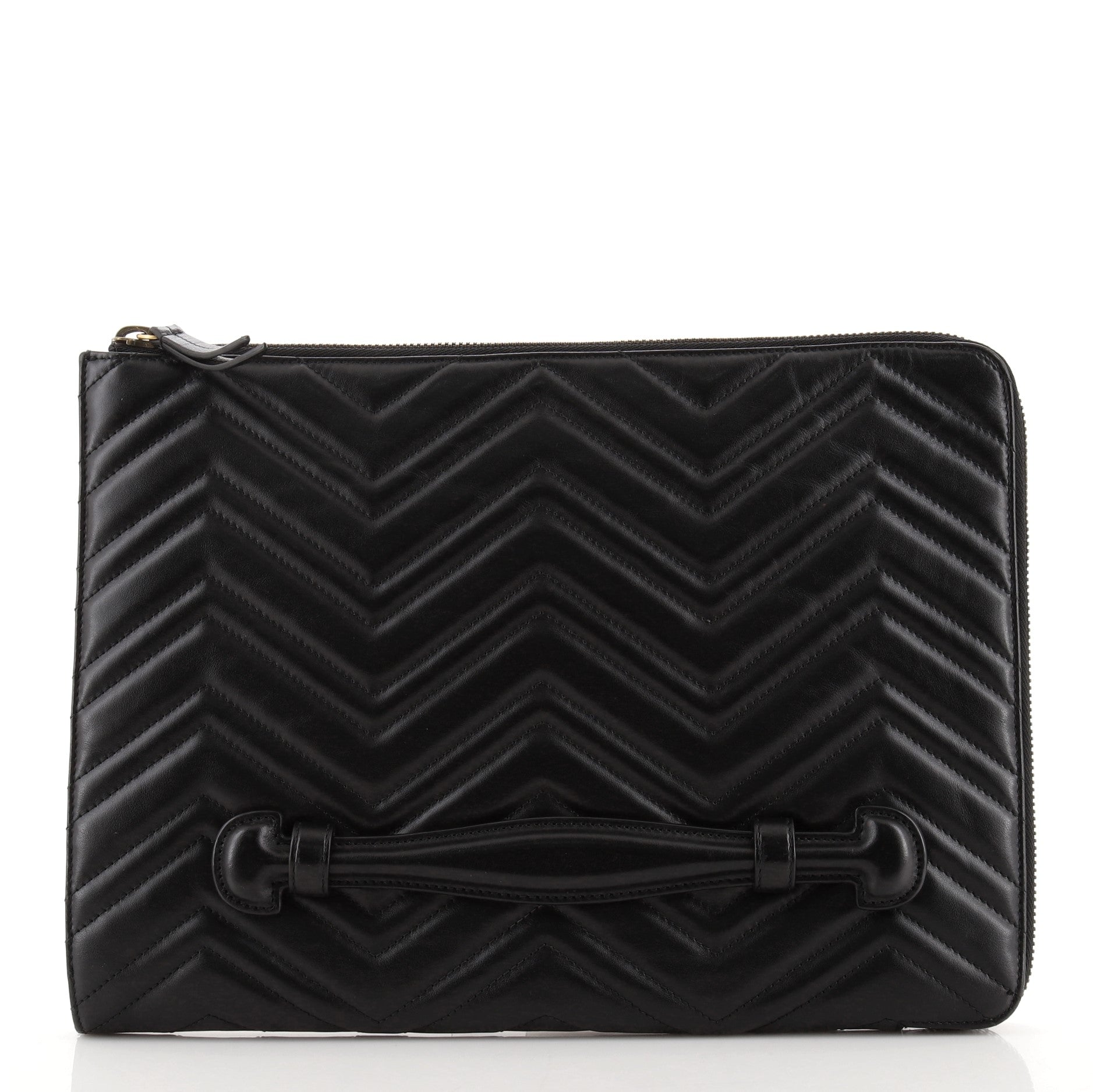 GG Marmont Portfolio Clutch Matelasse Leather