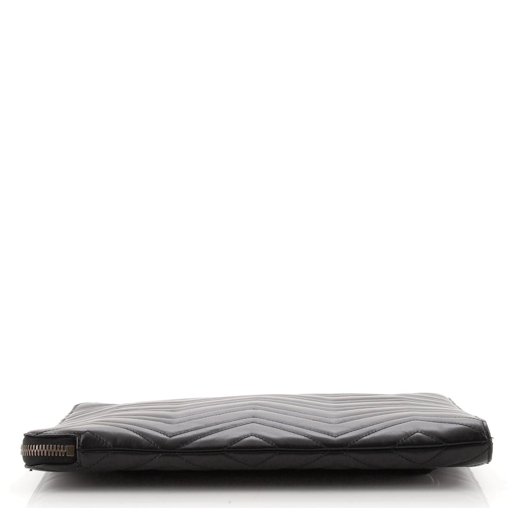 GG Marmont Portfolio Clutch Matelasse Leather