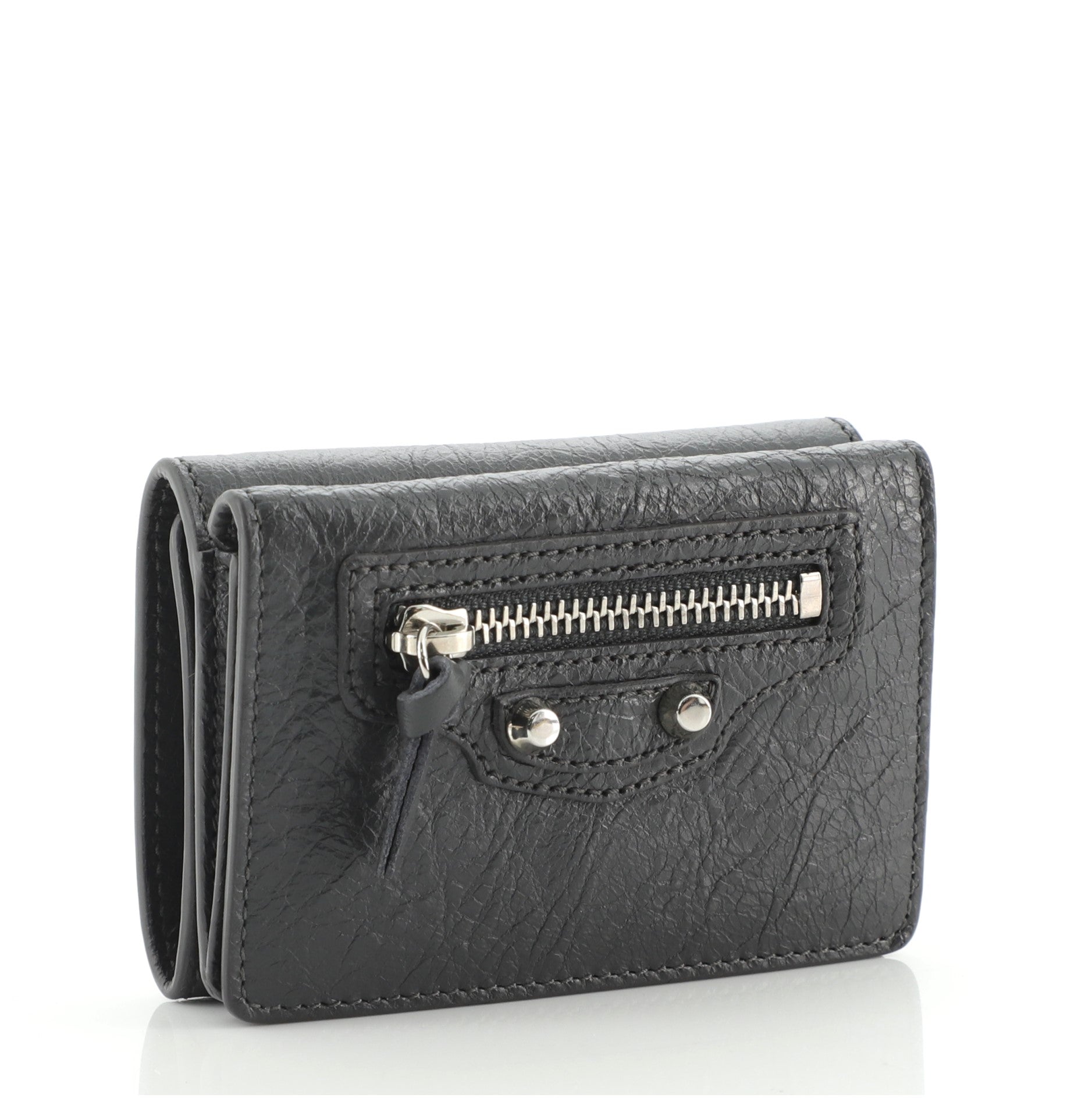 Classic Trifold Wallet Leather Mini
