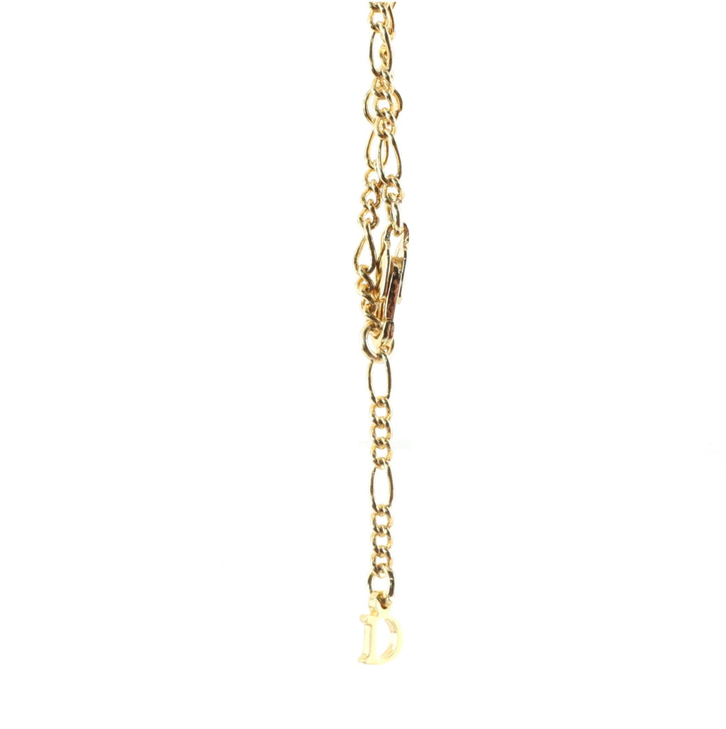 Circle Logo Pendant Necklace Metal