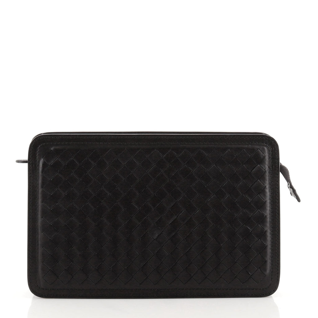 Toiletry Frame Case Intrecciato Nappa