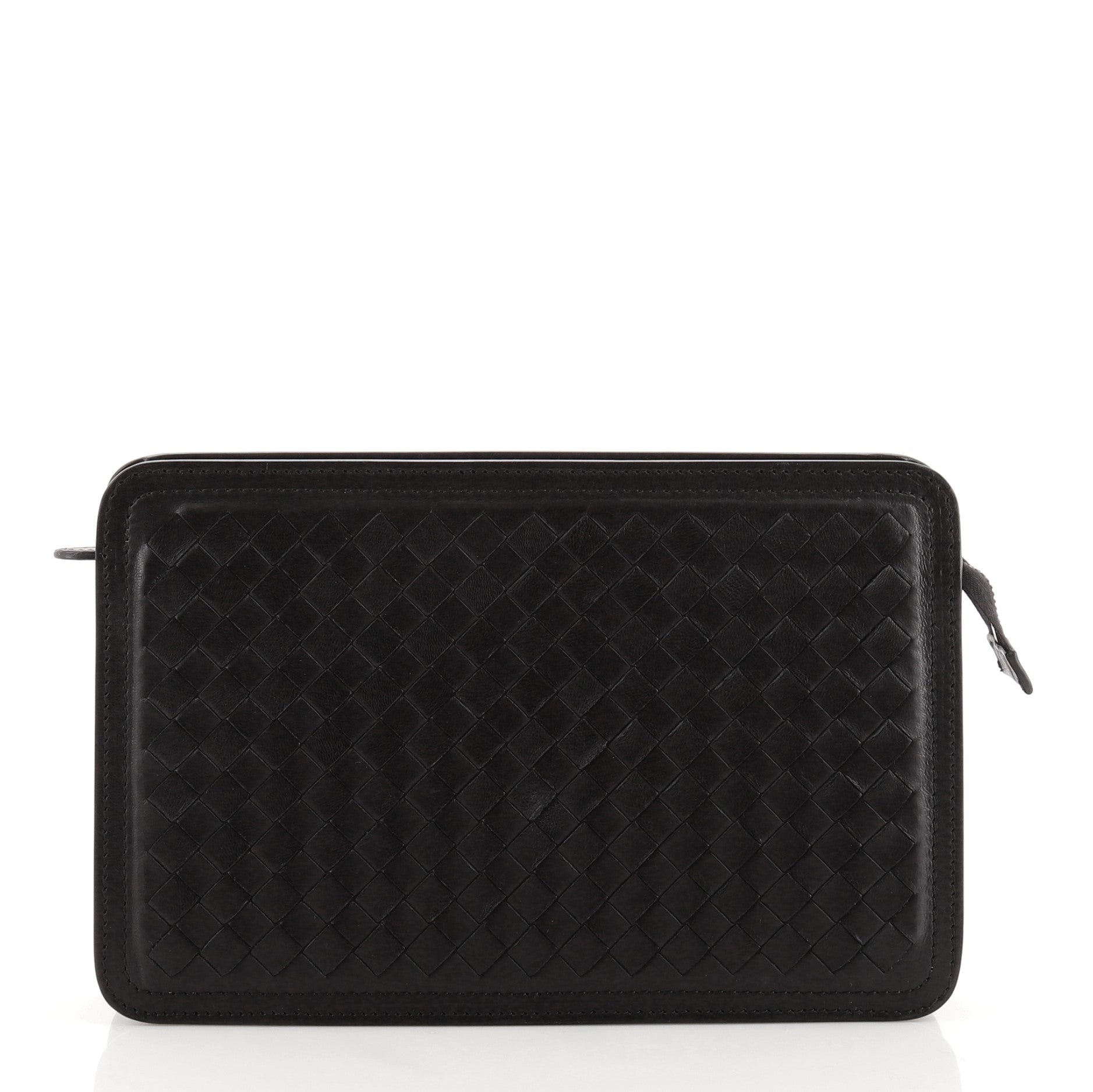 Toiletry Frame Case Intrecciato Nappa