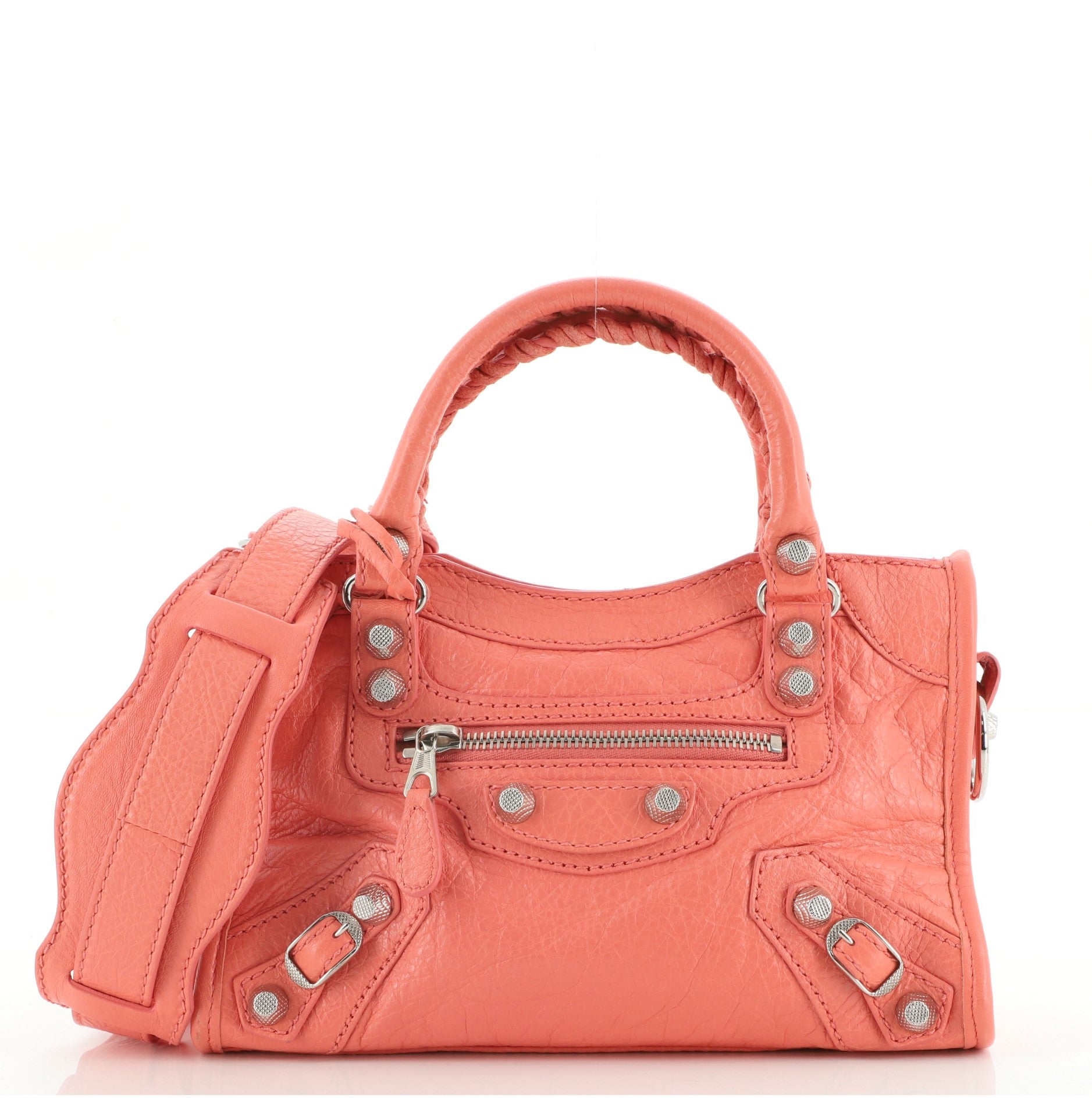 City Giant Studs Bag Leather Mini