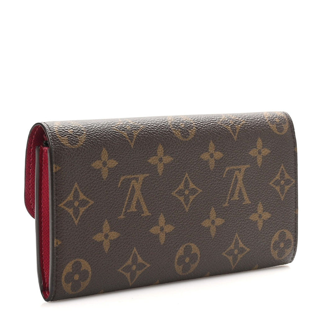Monogram Emilie Wallet Fuchsia
