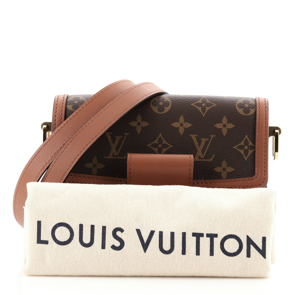 Dauphine Shoulder Bag Reverse Monogram Canvas Mini