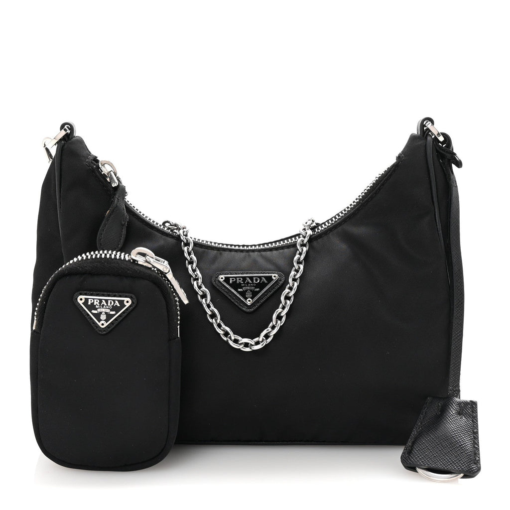 Nylon Re-Edition 2005 Shoulder Bag Black