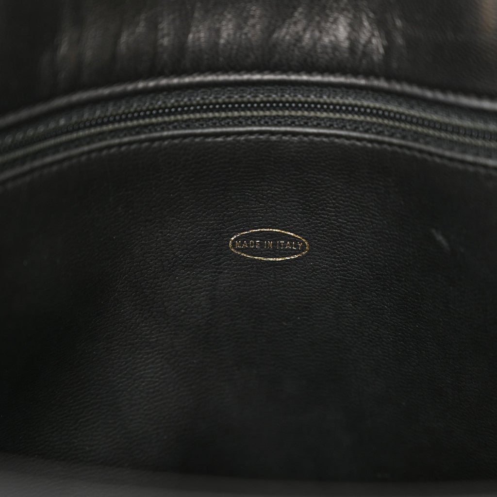 Lambskin Studded CC Tote Black