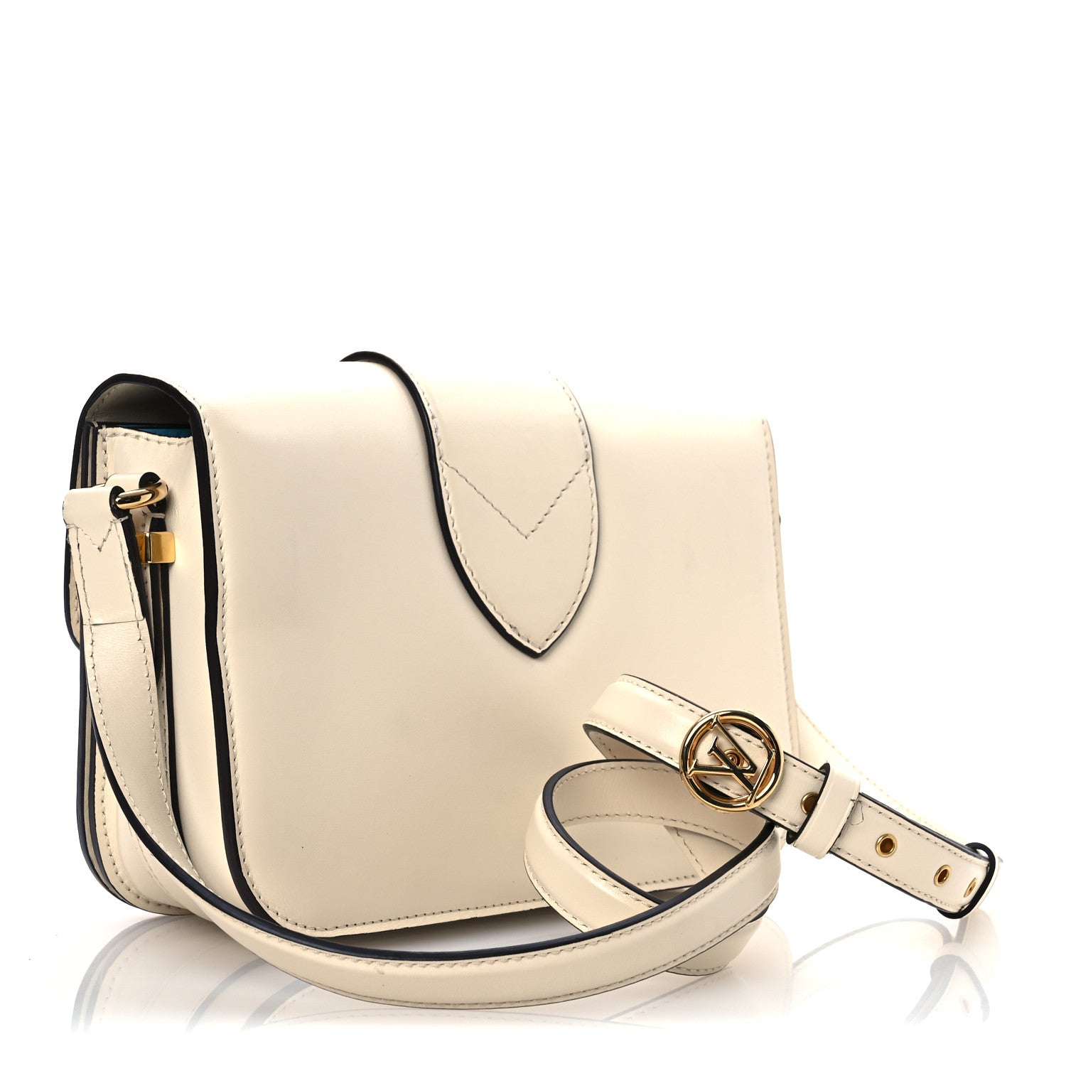 Smooth Calfskin LV Pont 9 Cream