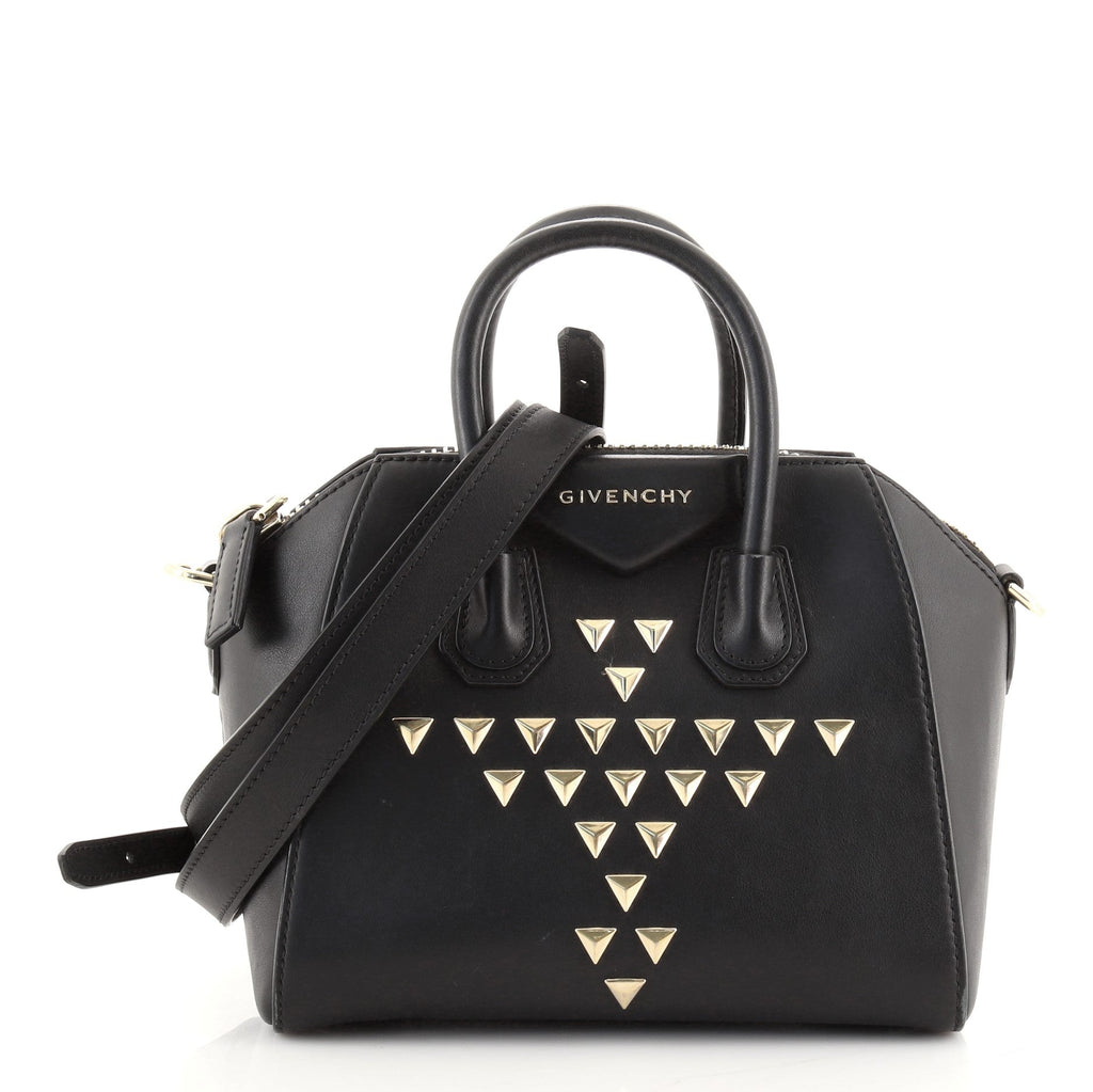 Antigona Bag Studded Leather Mini