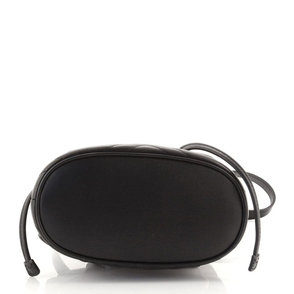 GG Marmont Drawstring Backpack Matelasse Leather Mini
