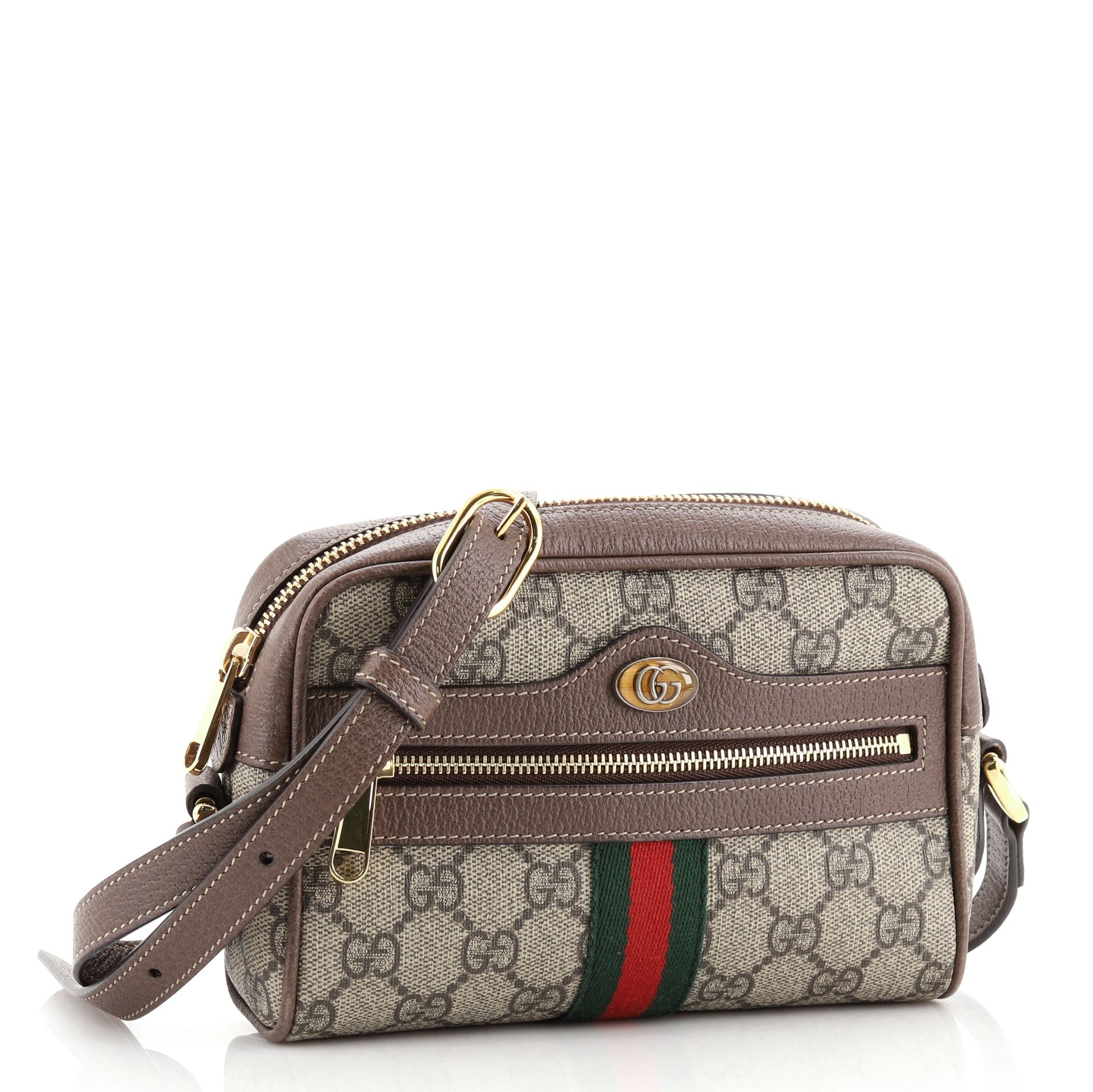 Ophidia Shoulder Bag GG Coated Canvas Mini