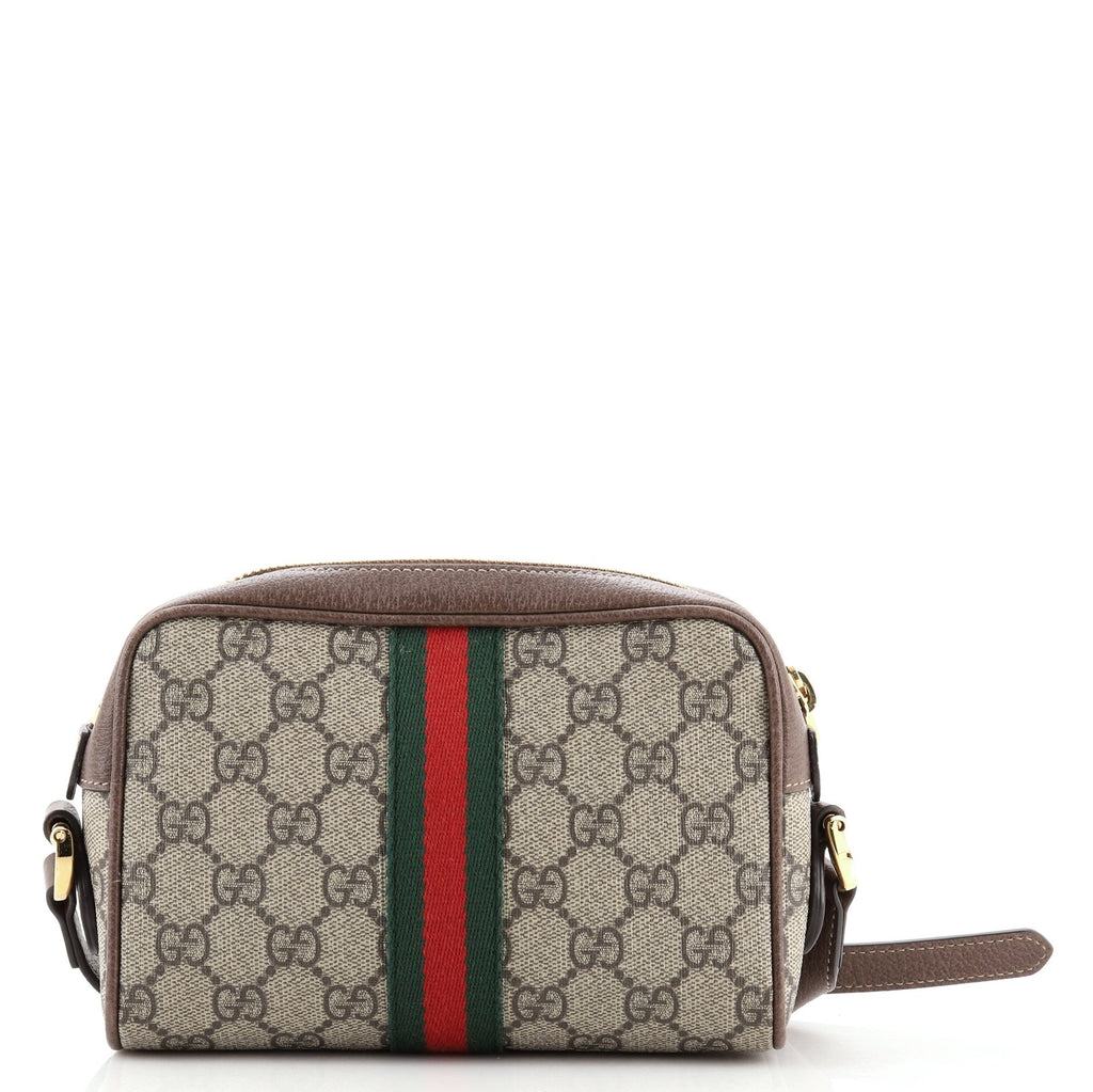 Ophidia Shoulder Bag GG Coated Canvas Mini