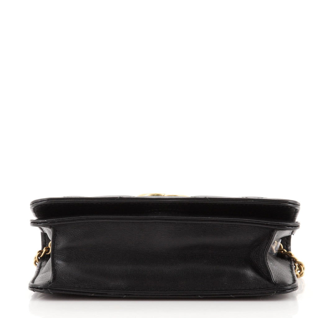 GG Marmont Chain Flap Bag Matelasse Leather Mini