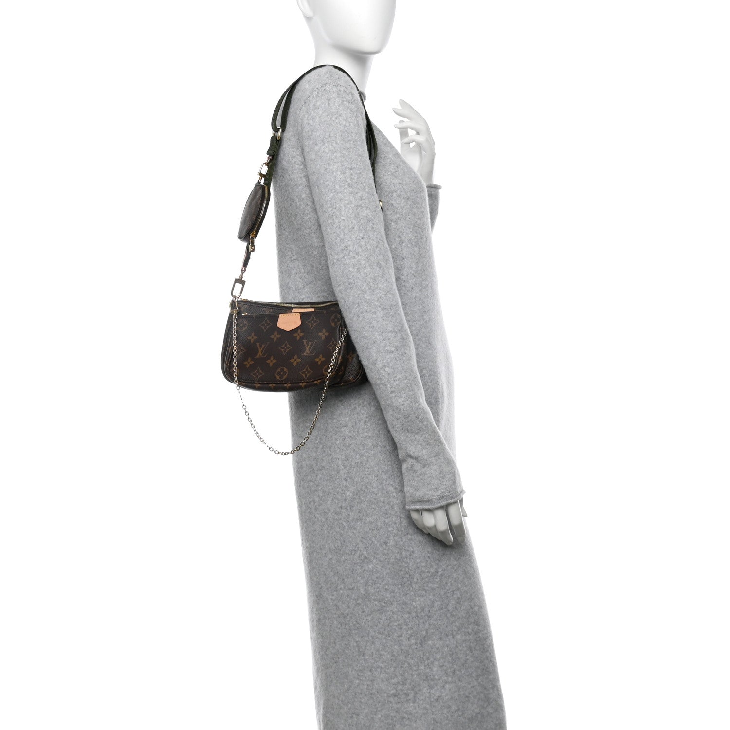 Monogram Multi Pochette Accessories Kaki