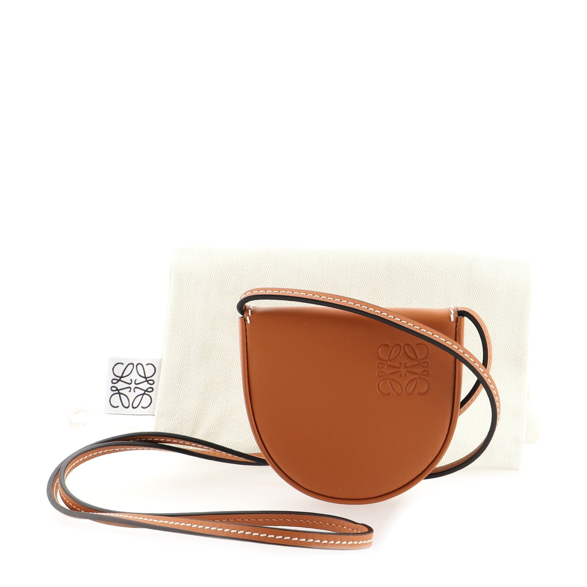 Heel Crossbody Bag Leather Mini