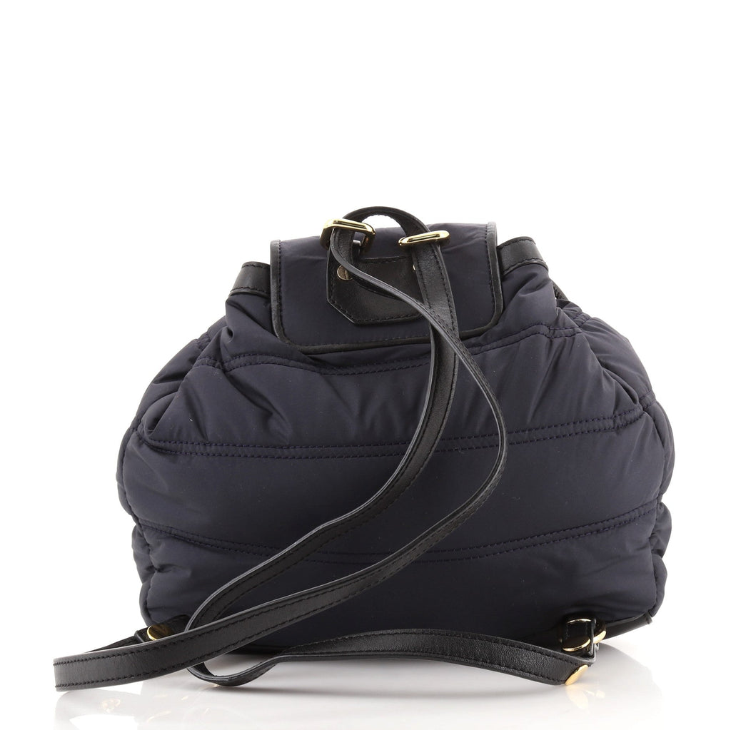 Pushlock Backpack Quilted Nylon Mini