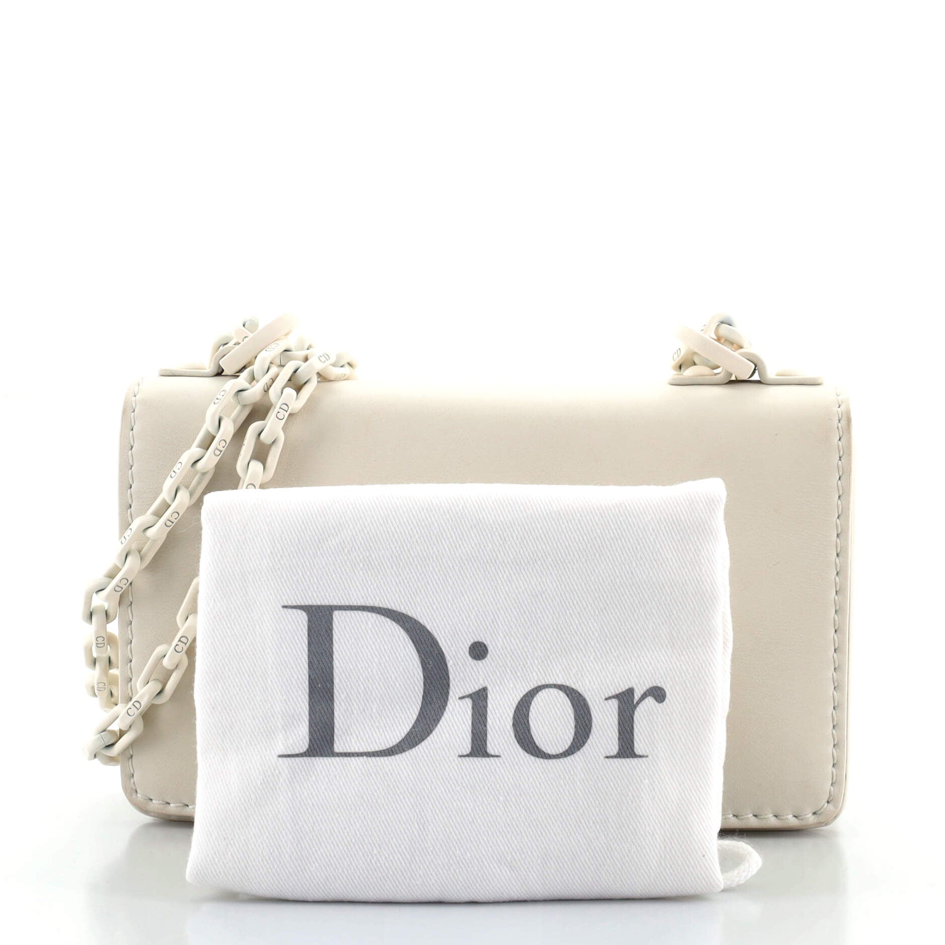 Ultra Matte J'Adior Flap Bag Matte Calfskin Mini