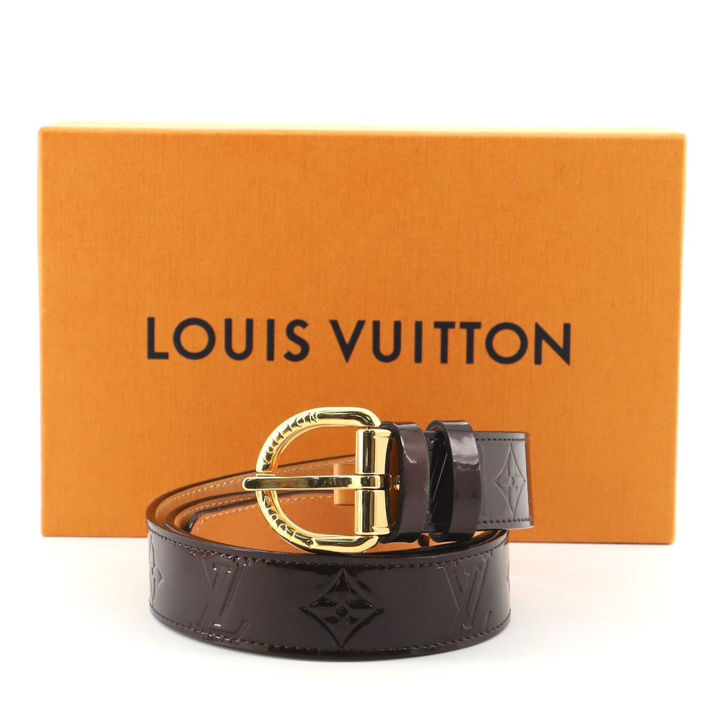 Ceinture Belt Monogram Vernis Medium 80