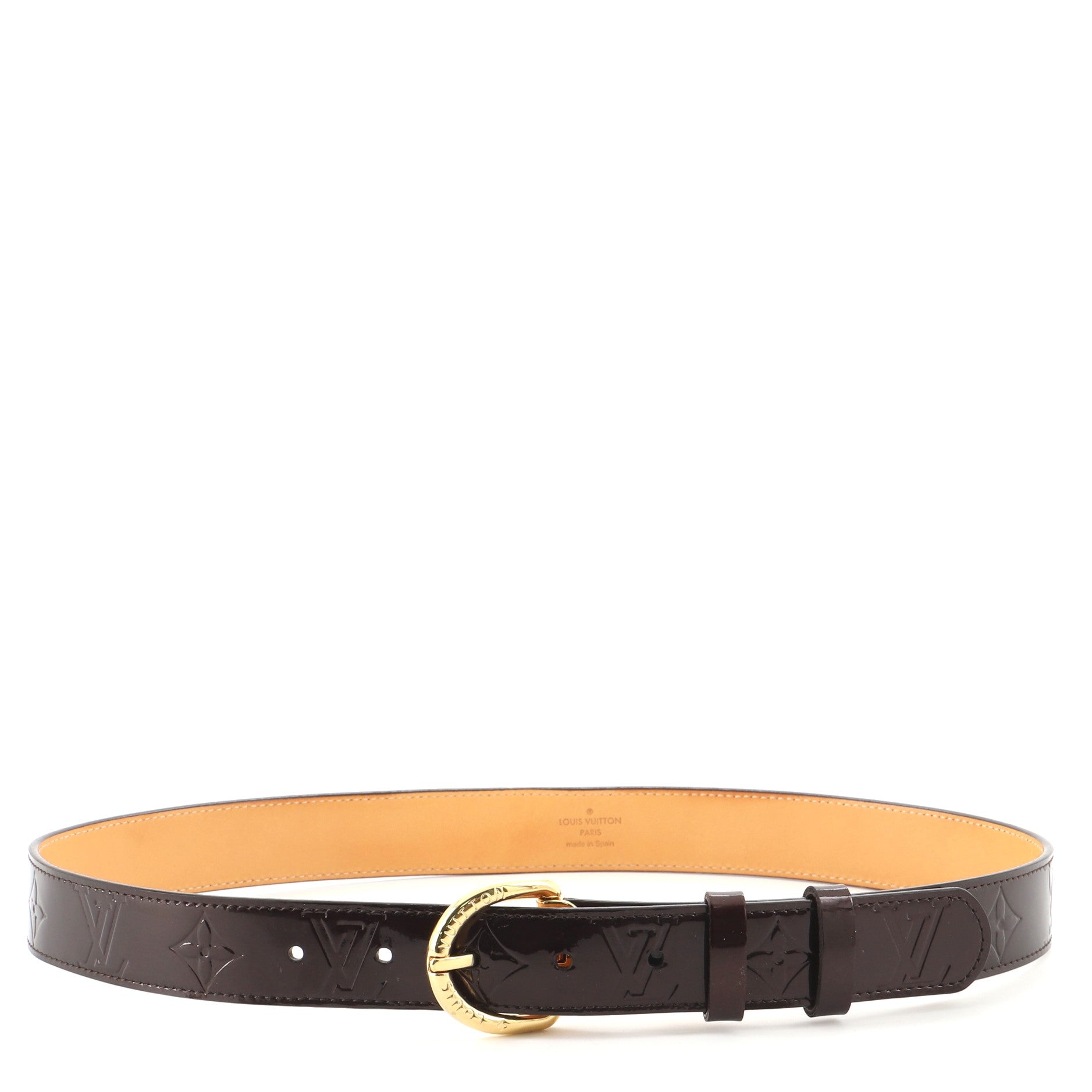 Ceinture Belt Monogram Vernis Medium 80