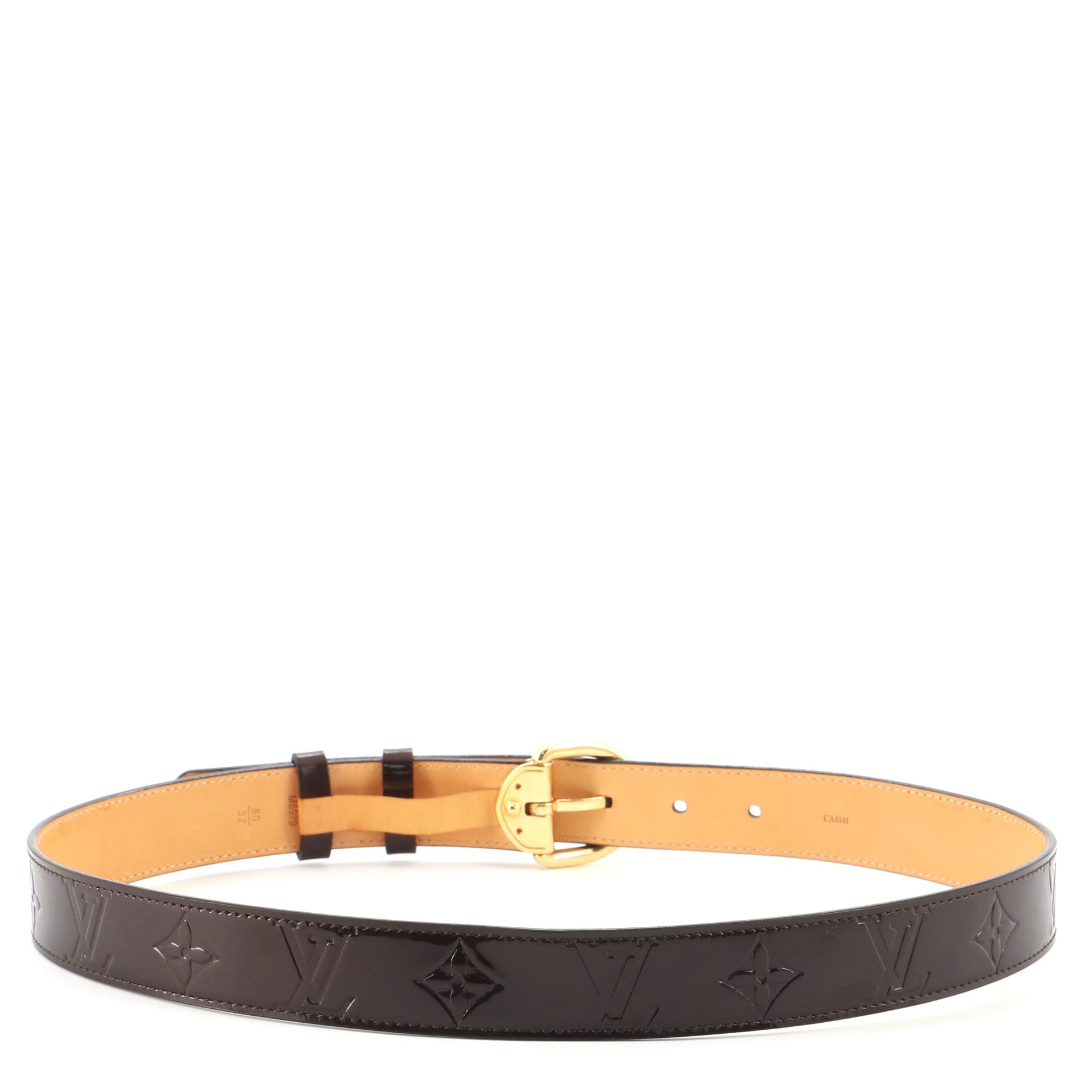 Ceinture Belt Monogram Vernis Medium 80