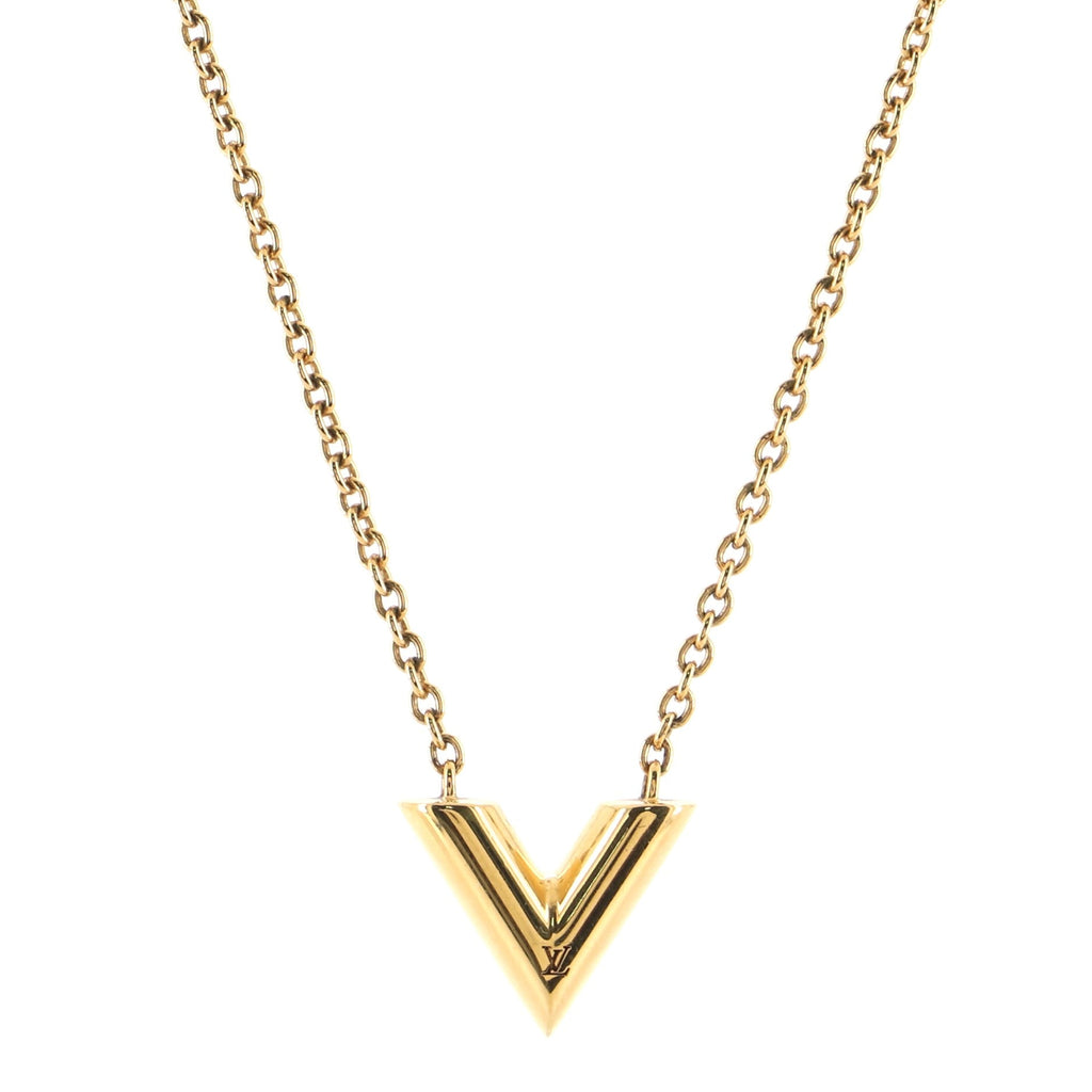 Essential V Necklace Metal