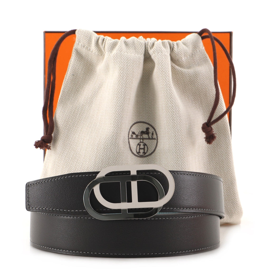 Chaine D'Ancre Reversible Belt Leather Medium 95