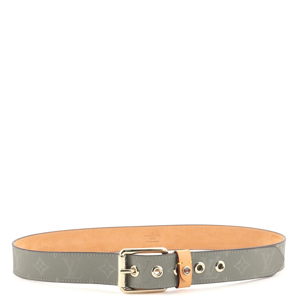 Voyager Belt Monogram Titanium Medium 90